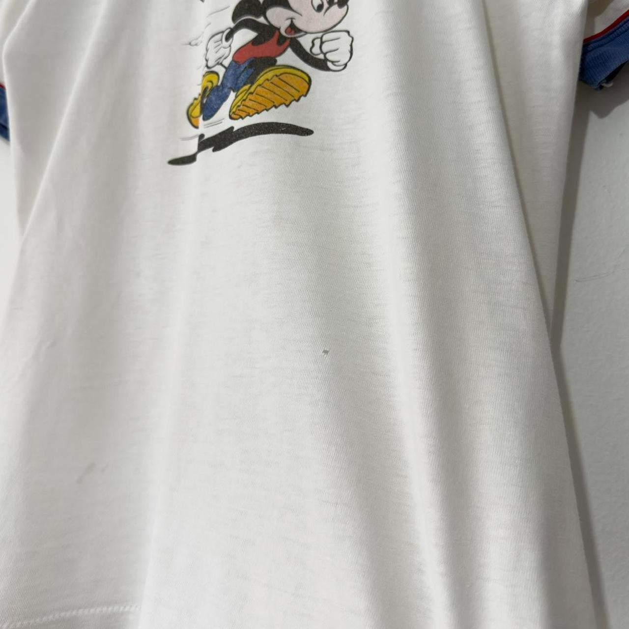 Vintage Mickey USA 1984 Ringer T Shirt (S, See Measurements)