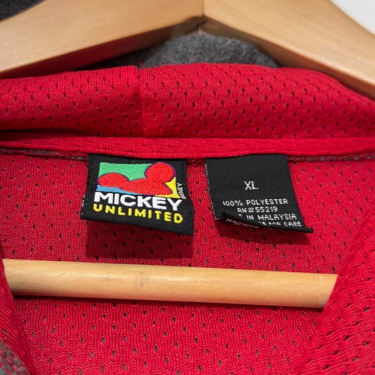Vintage Mickey Mouse 00s Fleece Hoodie (XL)