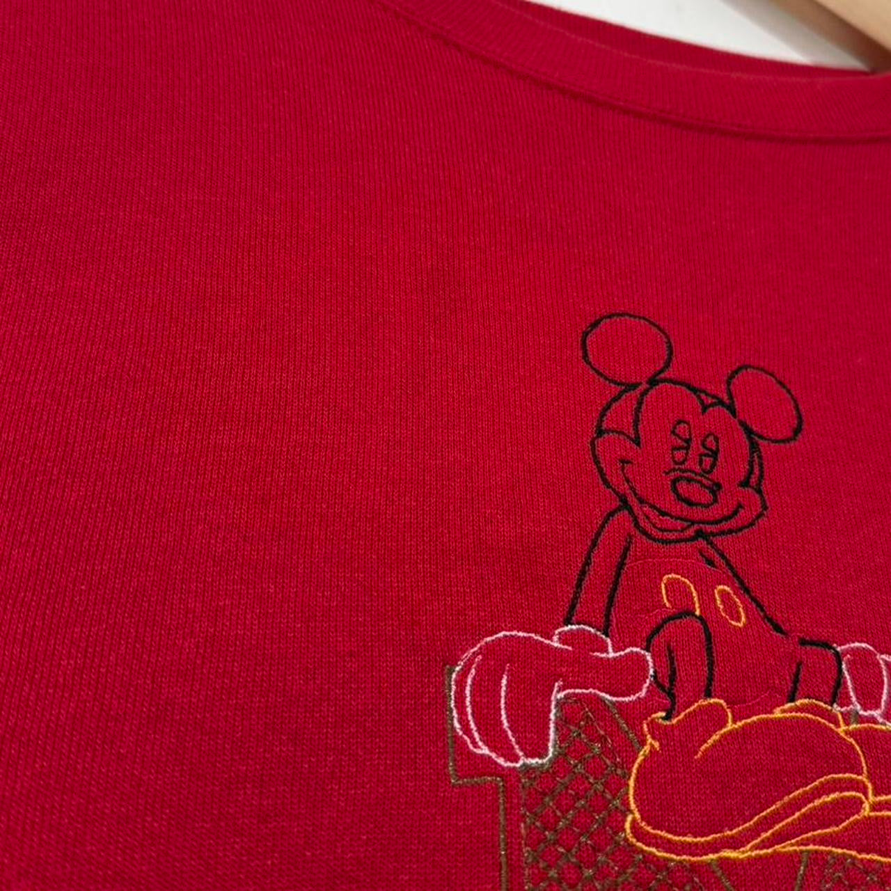 Vintage Mickey Mouse Embroidered 90s Sweatshirt (XL)