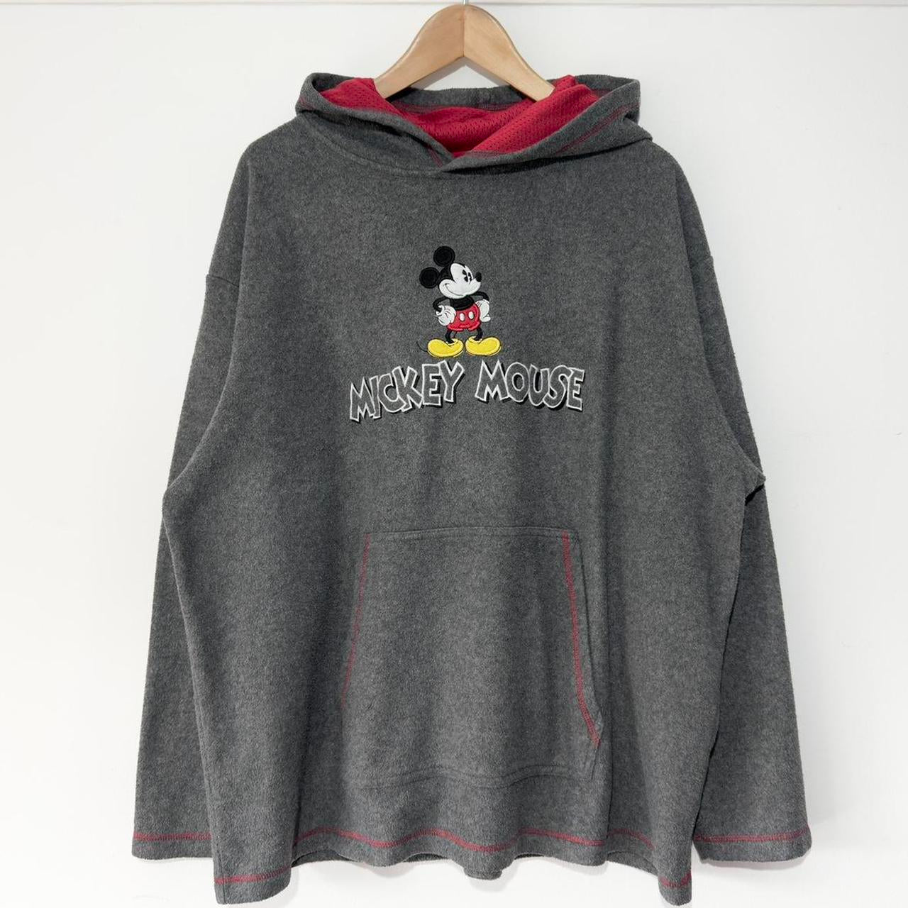 Vintage Mickey Mouse 00s Fleece Hoodie (XL)