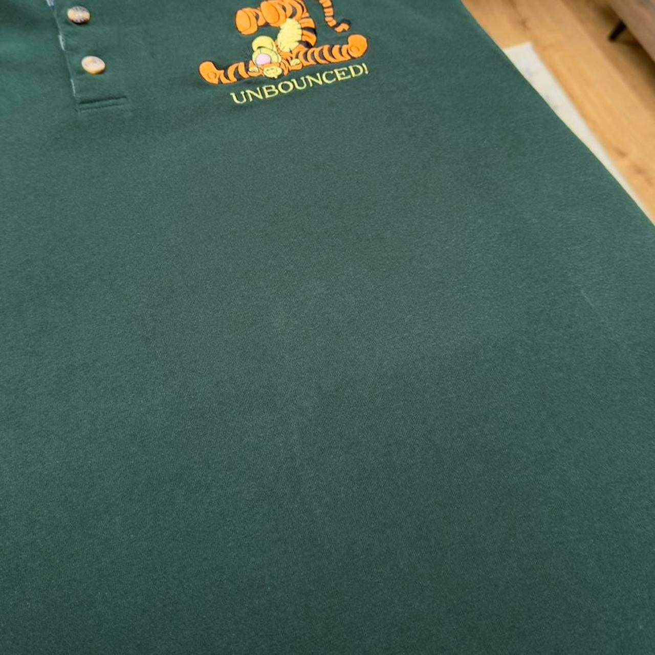 Vintage Tigger Unbounced 90s Henley Long Sleeve (XXL)