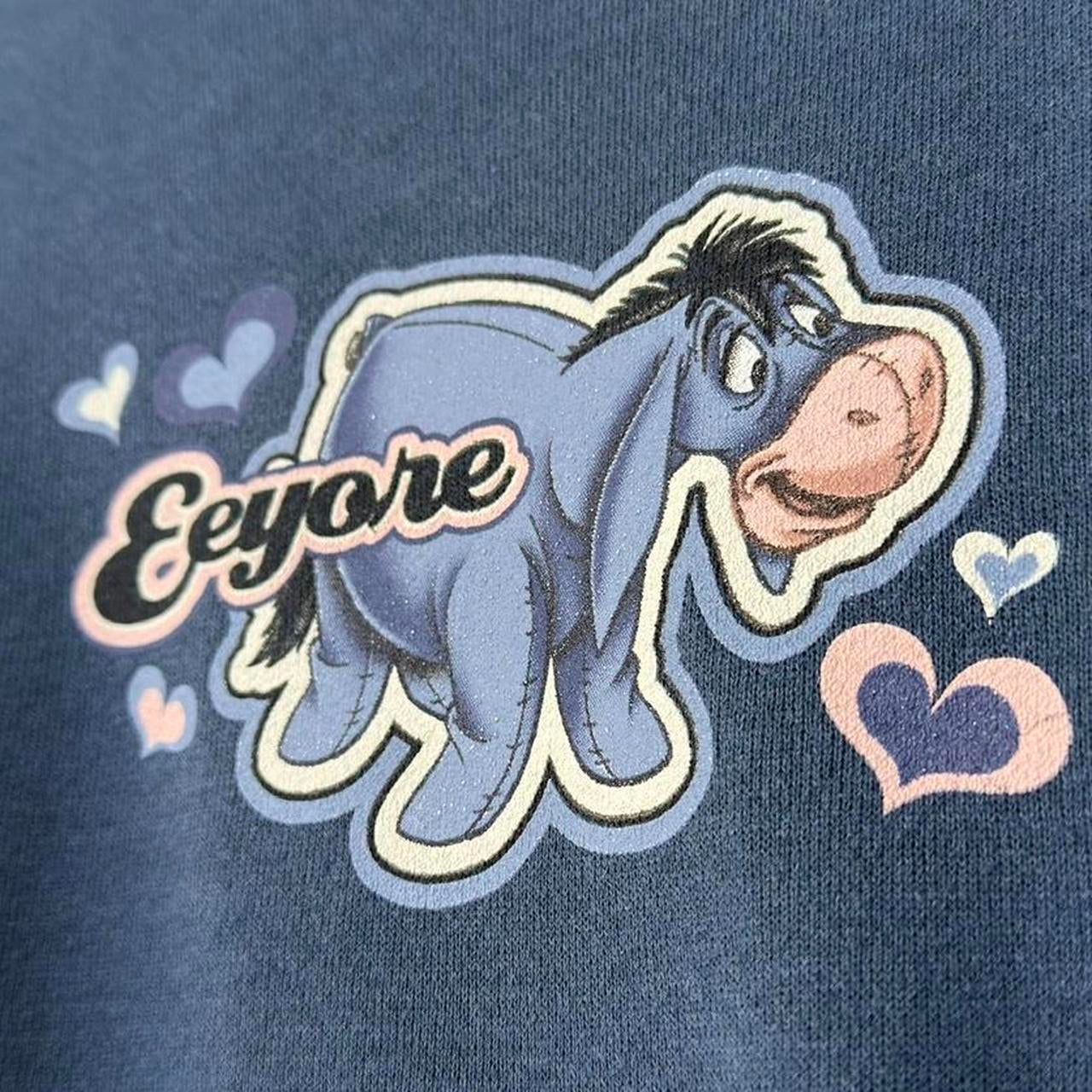 Vintage Eeyore Love Hearts 00s Sweatshirt (XL)