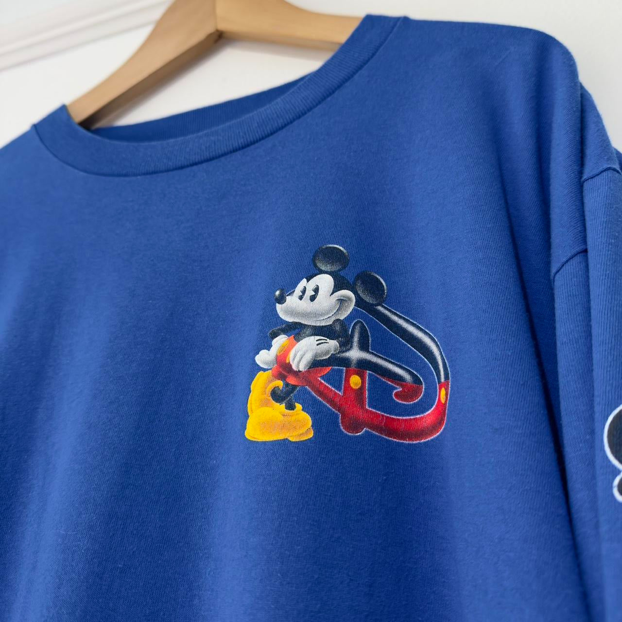 Vintage Disney Letters 00s Long Sleeve (XL)