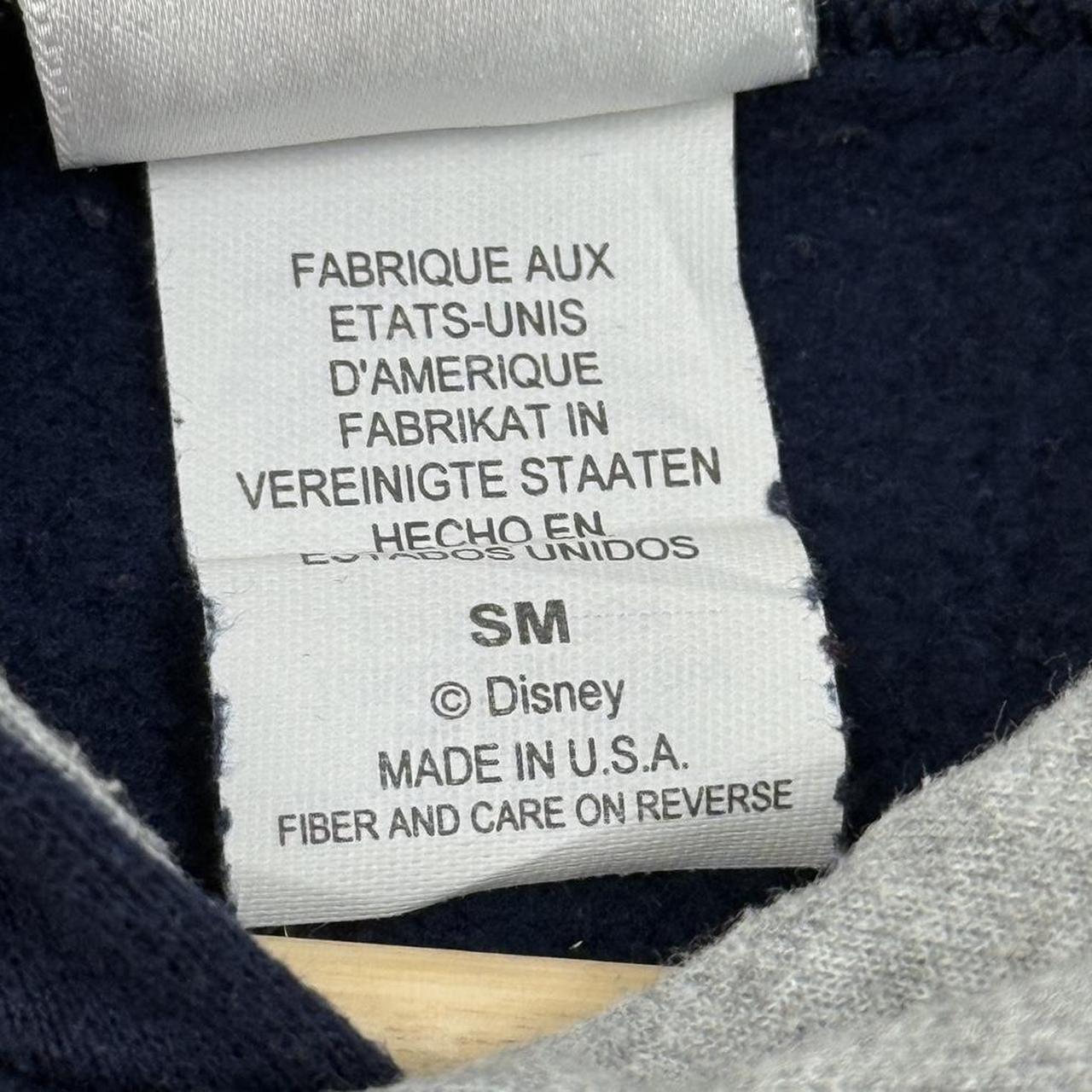 Vintage 90s Mickey Mouse Spell Out Navy Hoodie (XS/S)