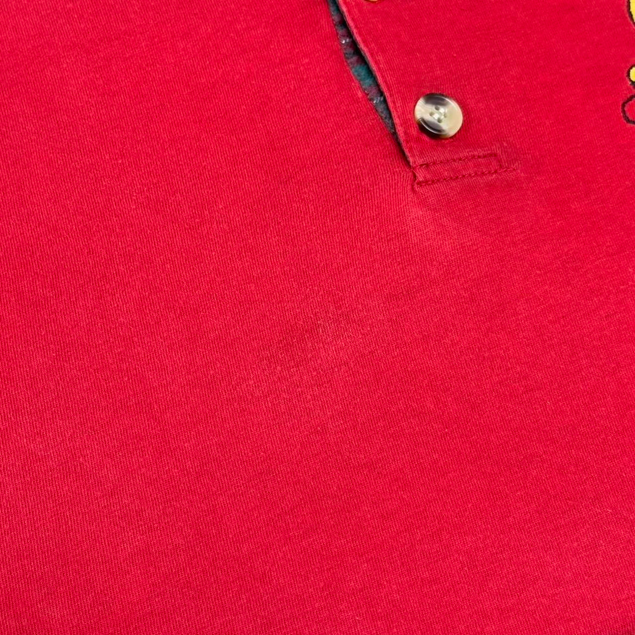 Vintage Mickey Mouse 90s Henley Long Sleeve (XXL)