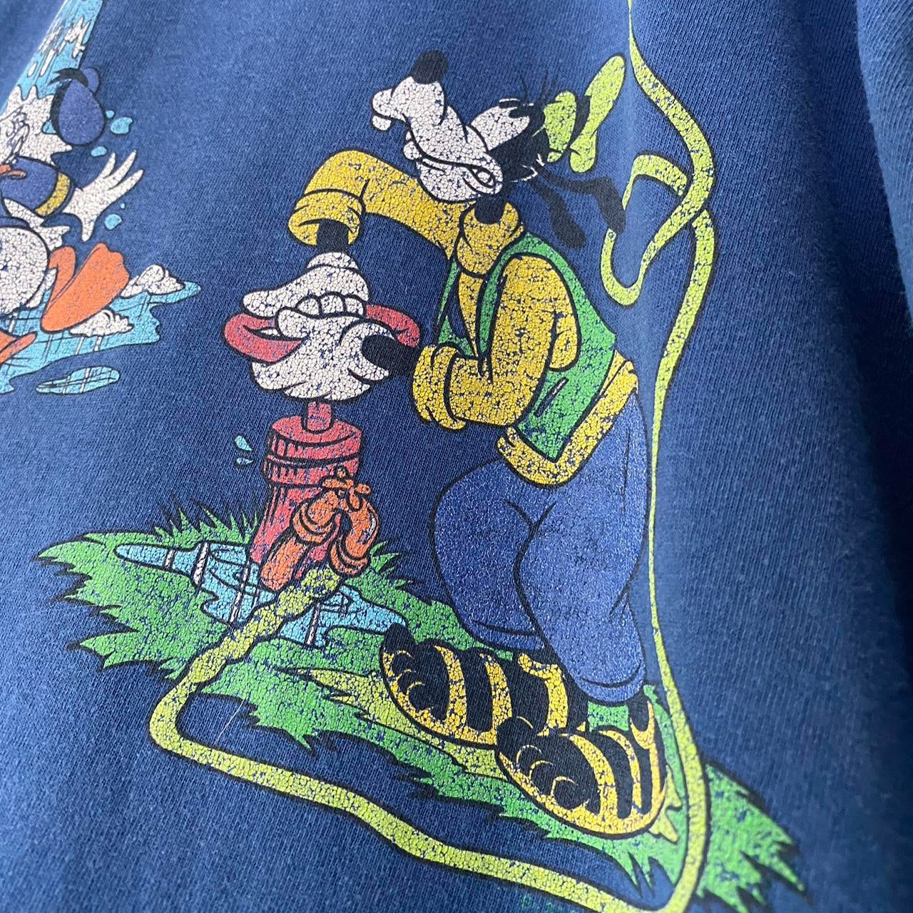 Vintage Disney Watering Flowers 90s T Shirt (XXXL)