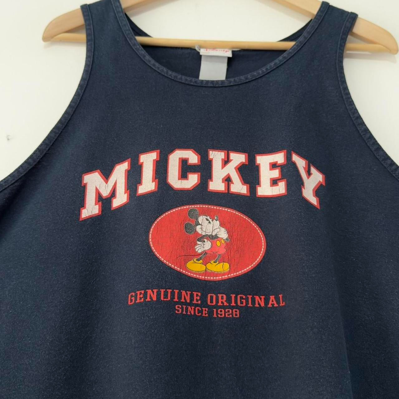 Vintage Mickey Spell Out 00s Vest Tank Top (XXL)