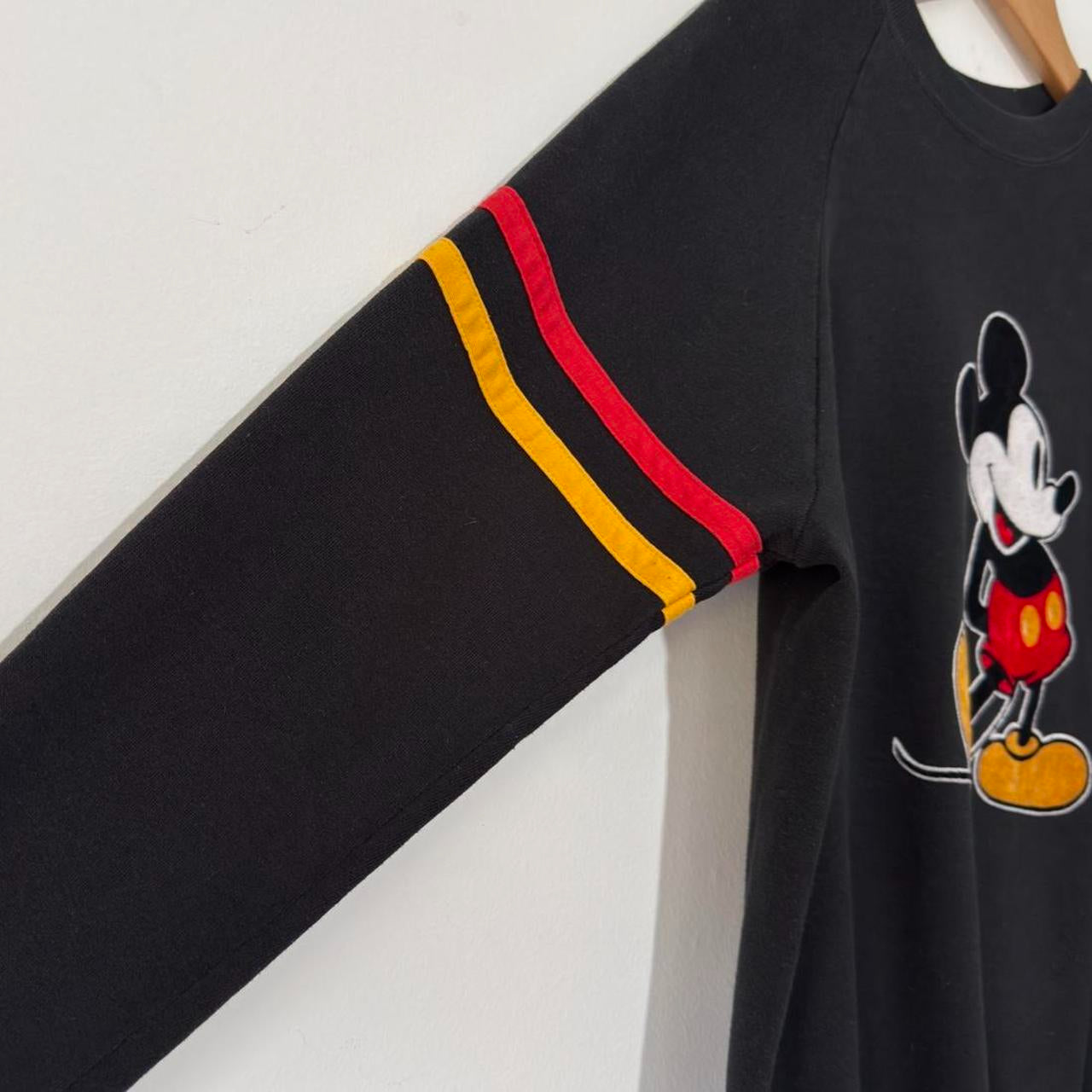 Vintage Mickey Mouse Stripes 80s Sweatshirt (M)