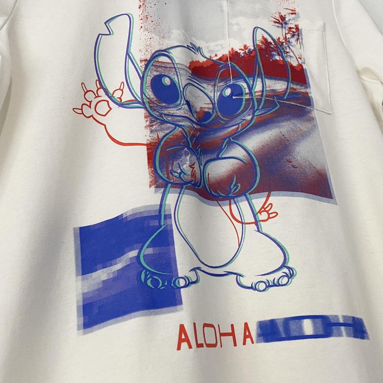 Disney Stitch Glitch T Shirt (S)