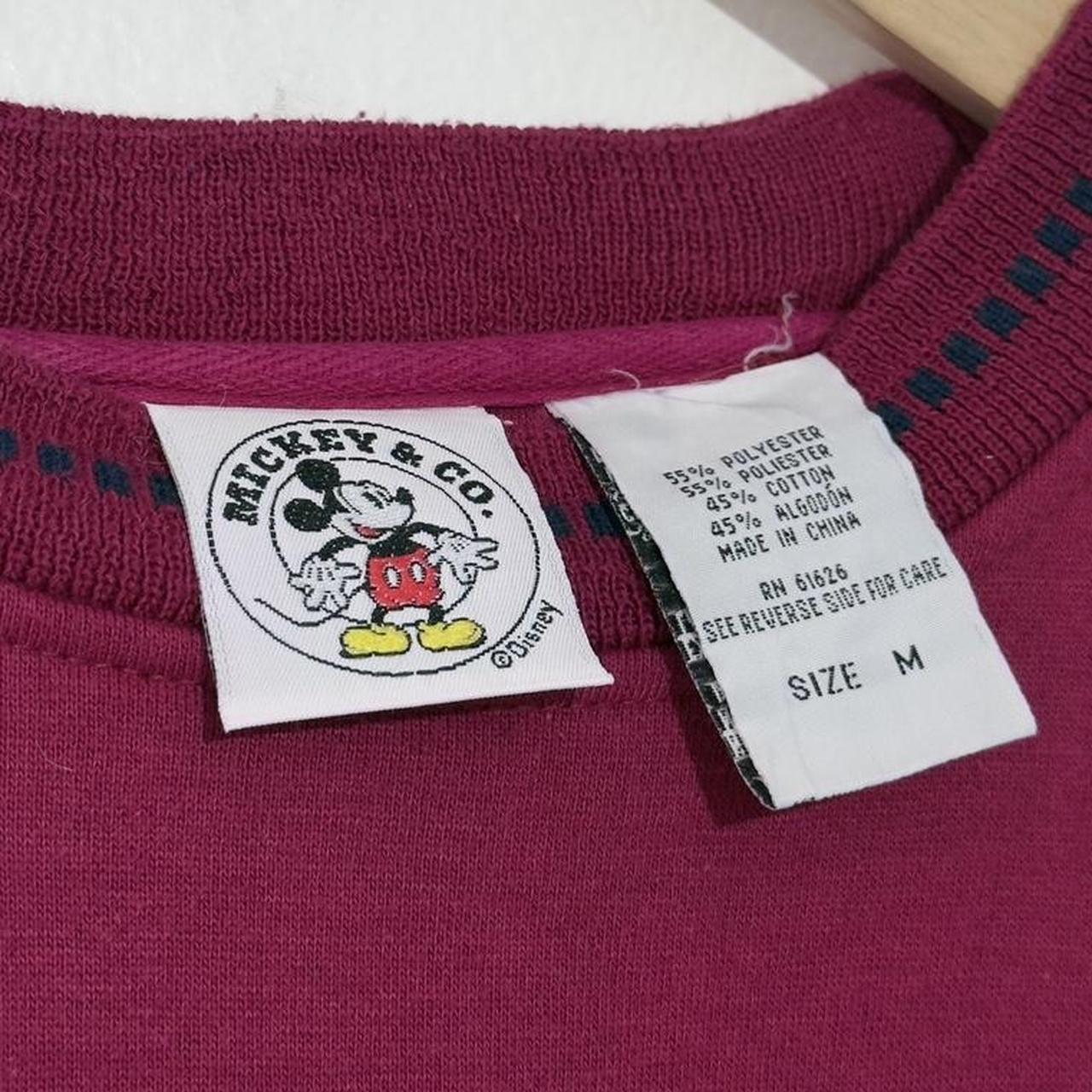 Vintage Mickey Mouse Embroidered 90s Sweatshirt (M)