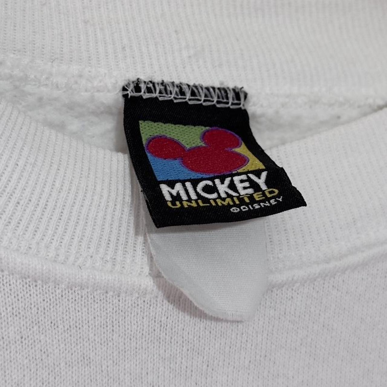 Vintage Mickey Spell Out 90s Sweatshirt (M)