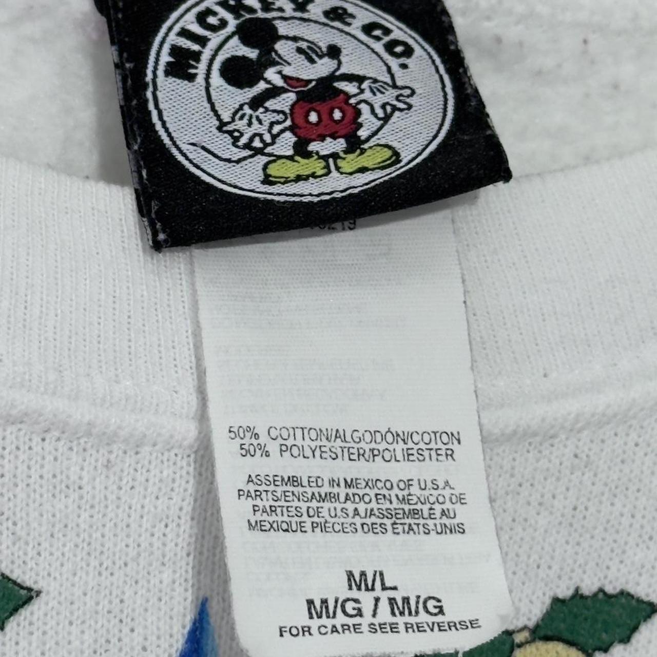 Vintage Santa Mickey Christmas Tree 90s Sweatshirt (M)