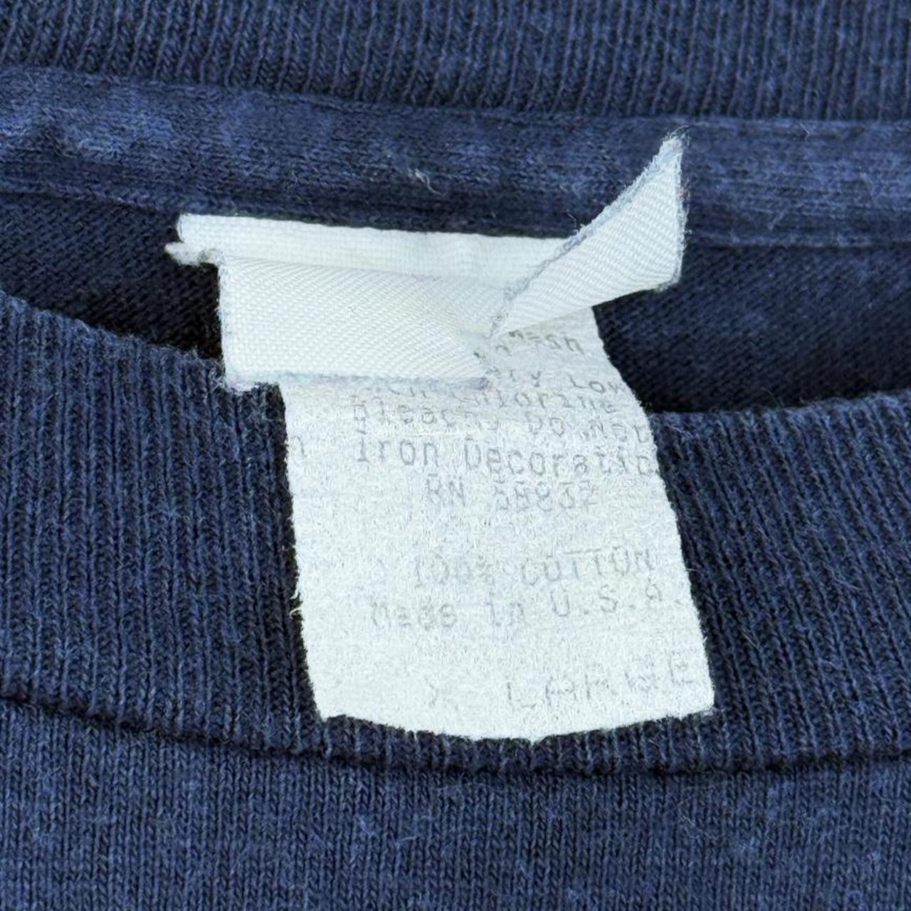 Vintage 90s Winnie The Pooh Oh Bother Embroidered Navy Blue T Shirt (XL)
