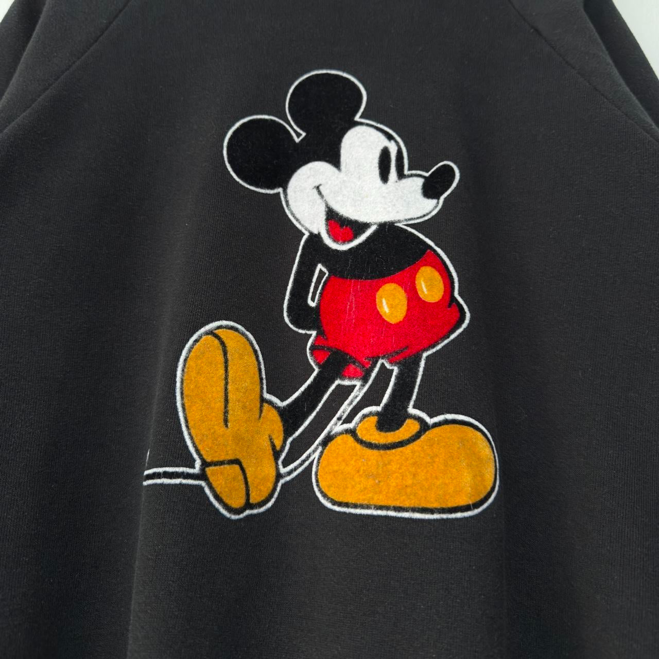 Vintage Mickey Mouse Stripes 80s Sweatshirt (M)