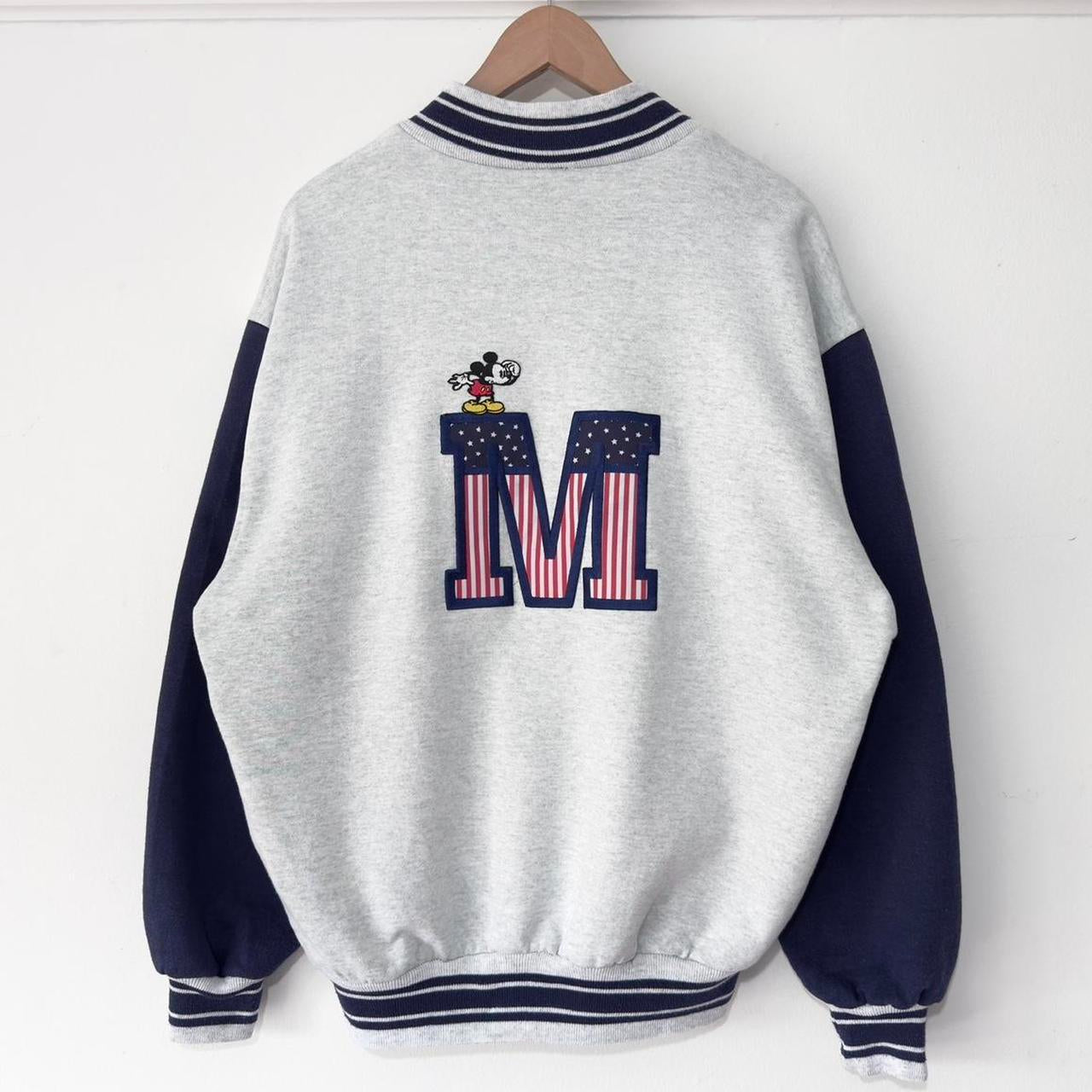 Vintage Mickey Mouse USA 90s Varsity Jacket (L)