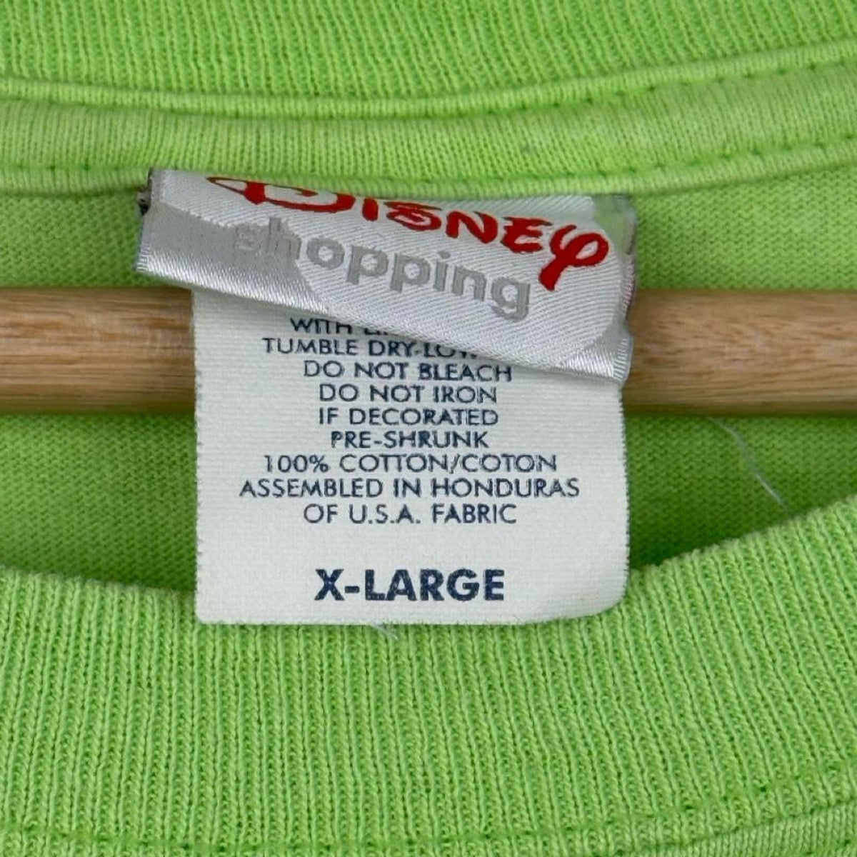 Vintage 00s Mickey & Friends Spheres Emblems Green T Shirt (XL)