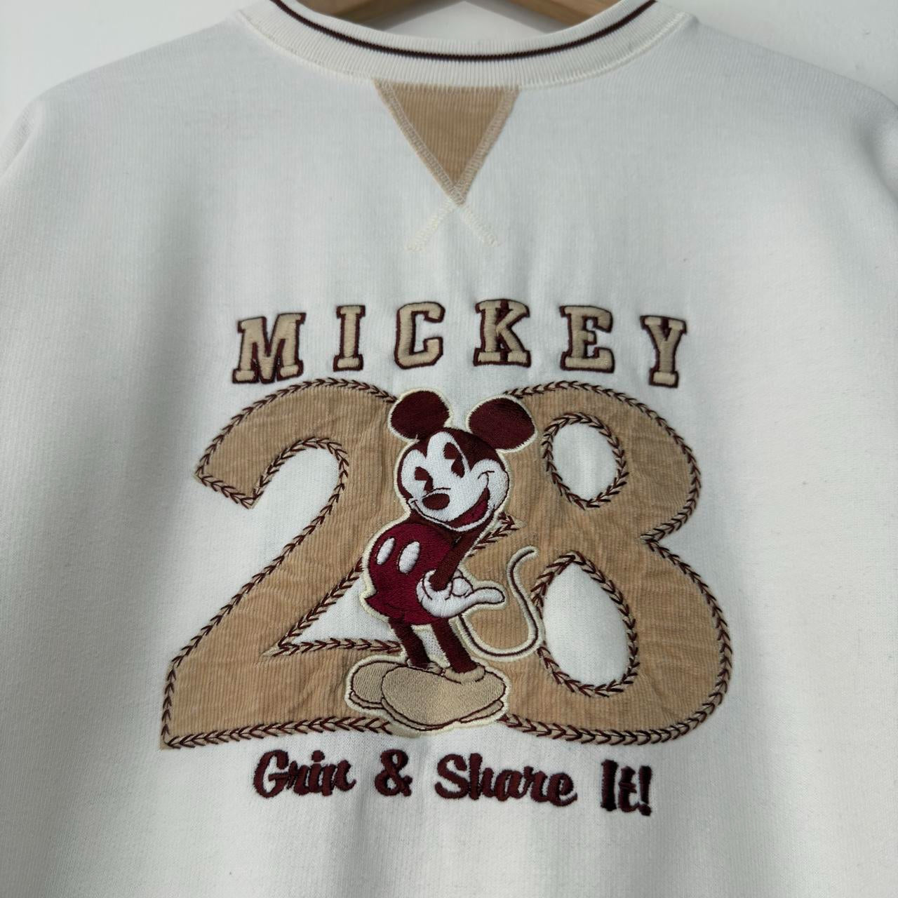 Mickey Mouse Grin & Share it 00s Sweatshirt (XL)