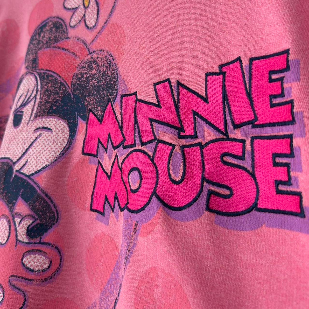Pink Minnie Mouse 00s Sweatshirt (XL)