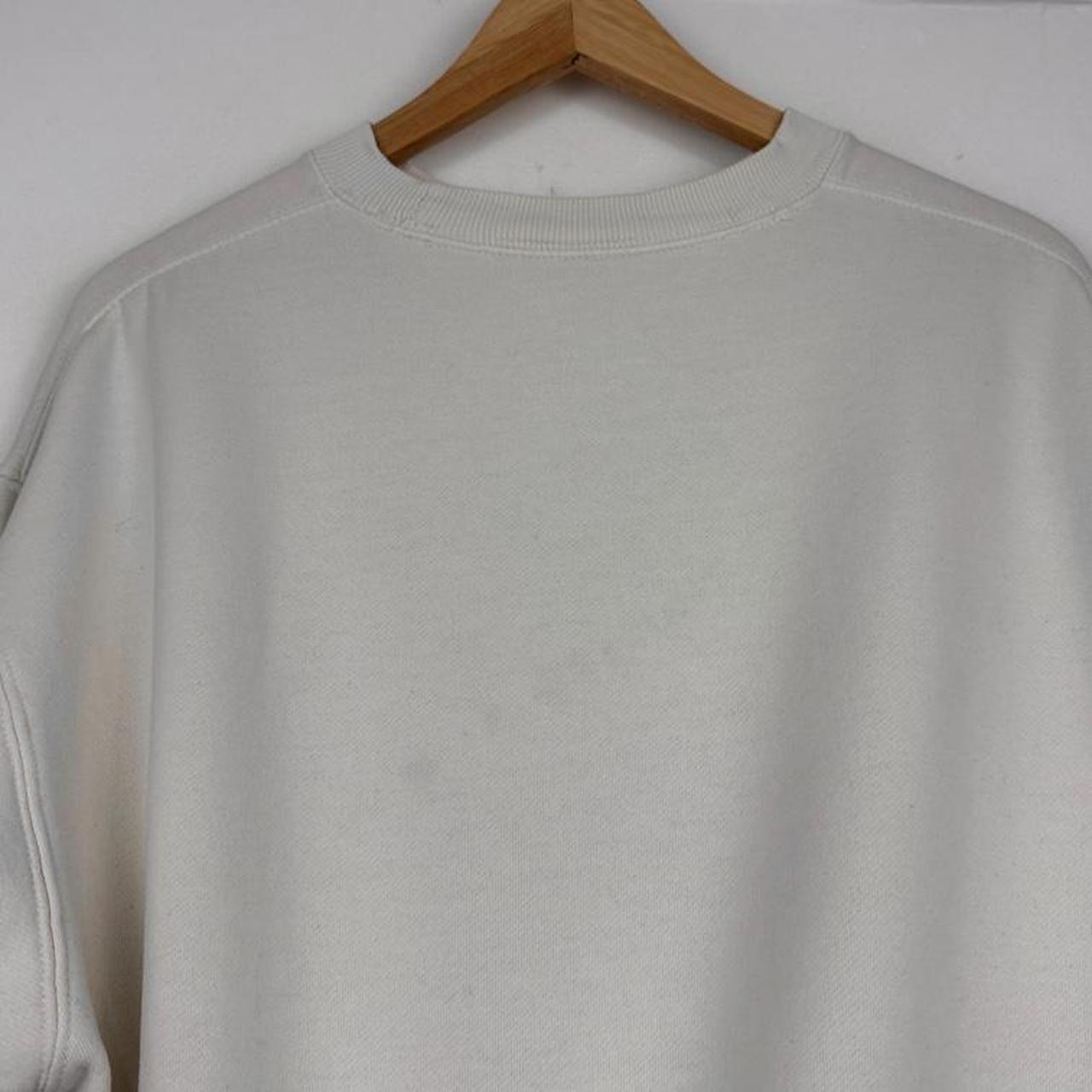 Vintage 90s Walt Disney World Embroidered Beige Cream Sweatshirt (M)