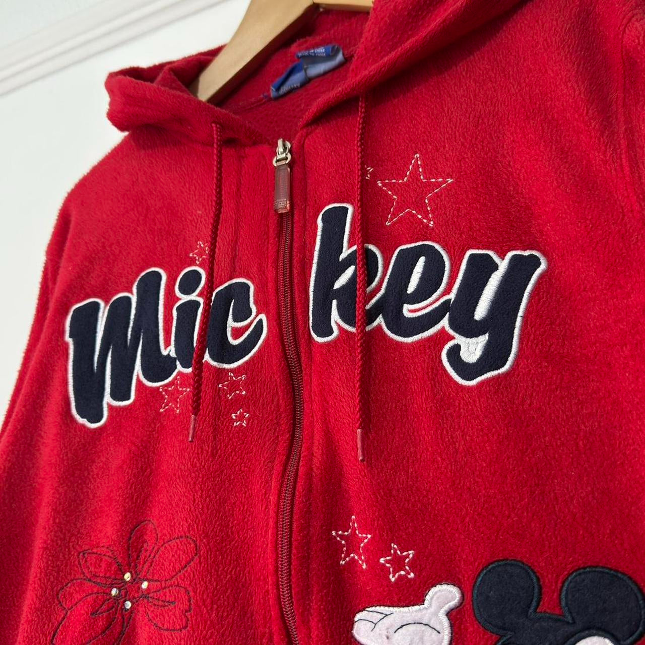 Mickey Fleece Zip Up Hoodie (S)