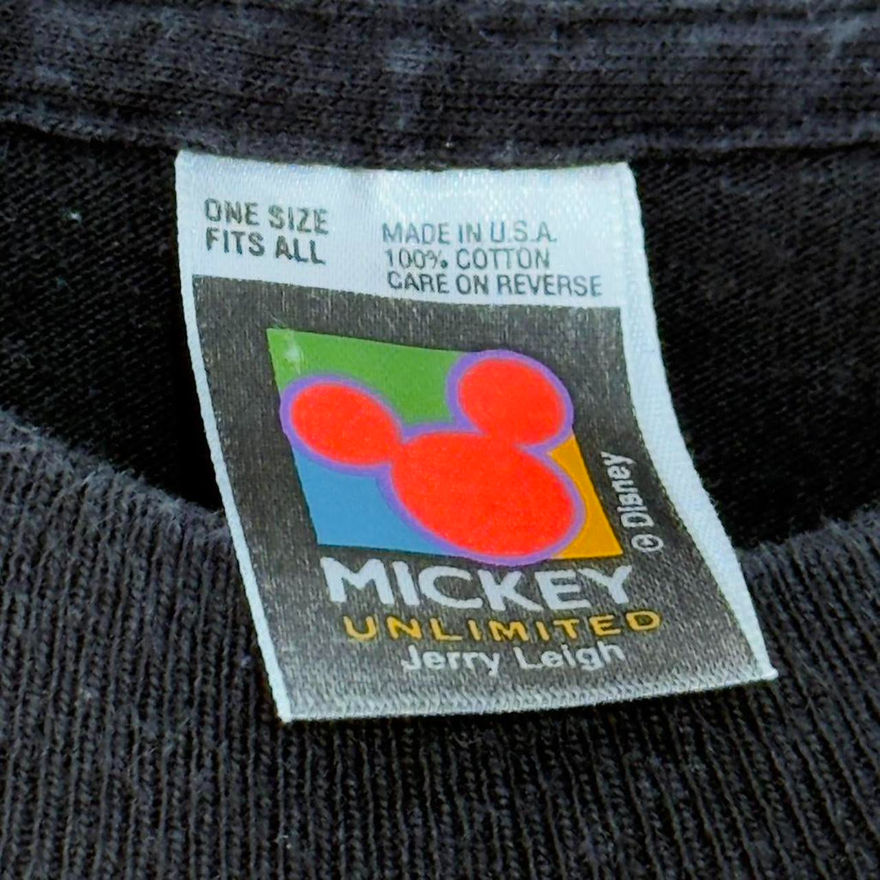 Vintage Mickey Mouse Blueprint 90s T Shirt (XL)