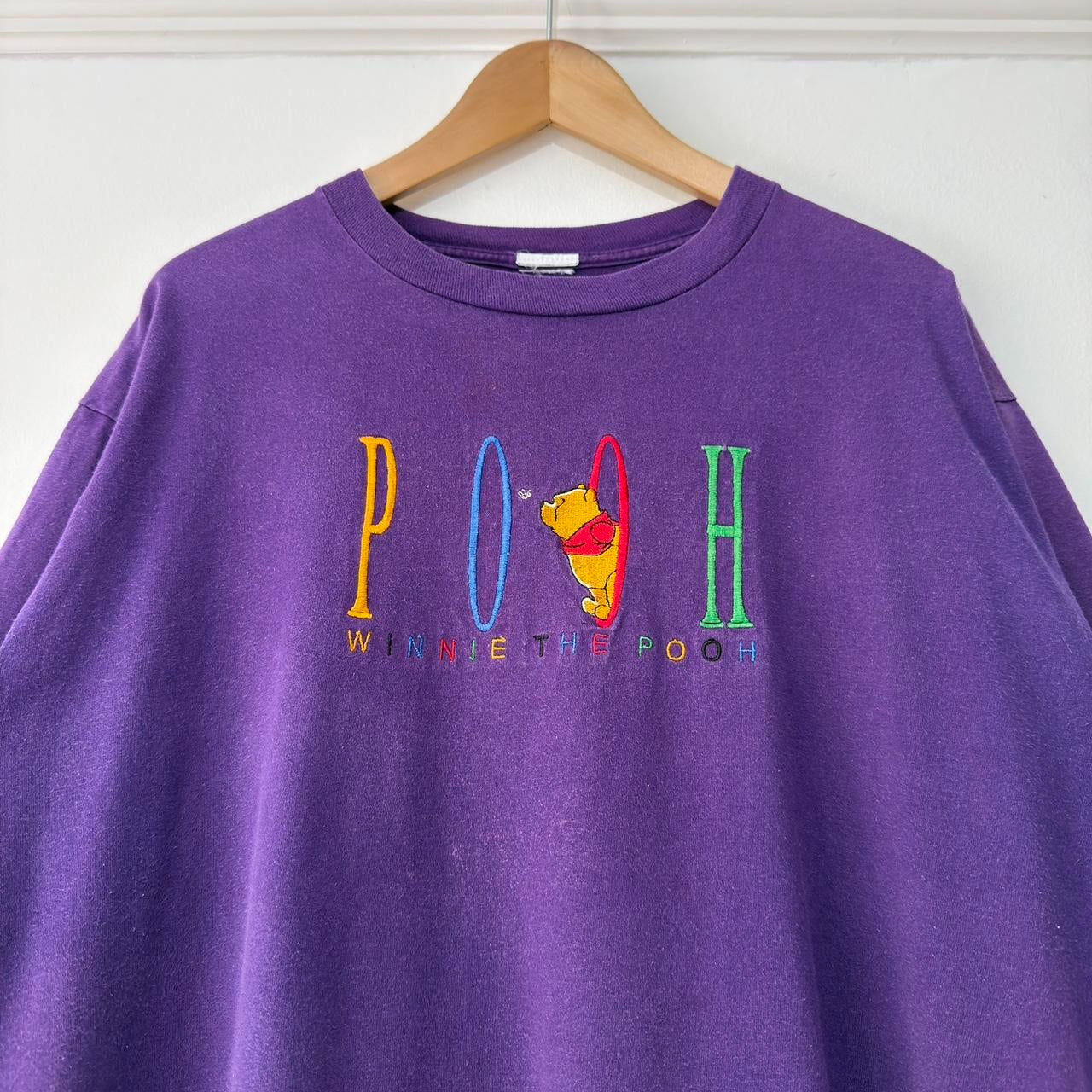 Vintage Winnie the Pooh Spell Out 90s T Shirt (L)