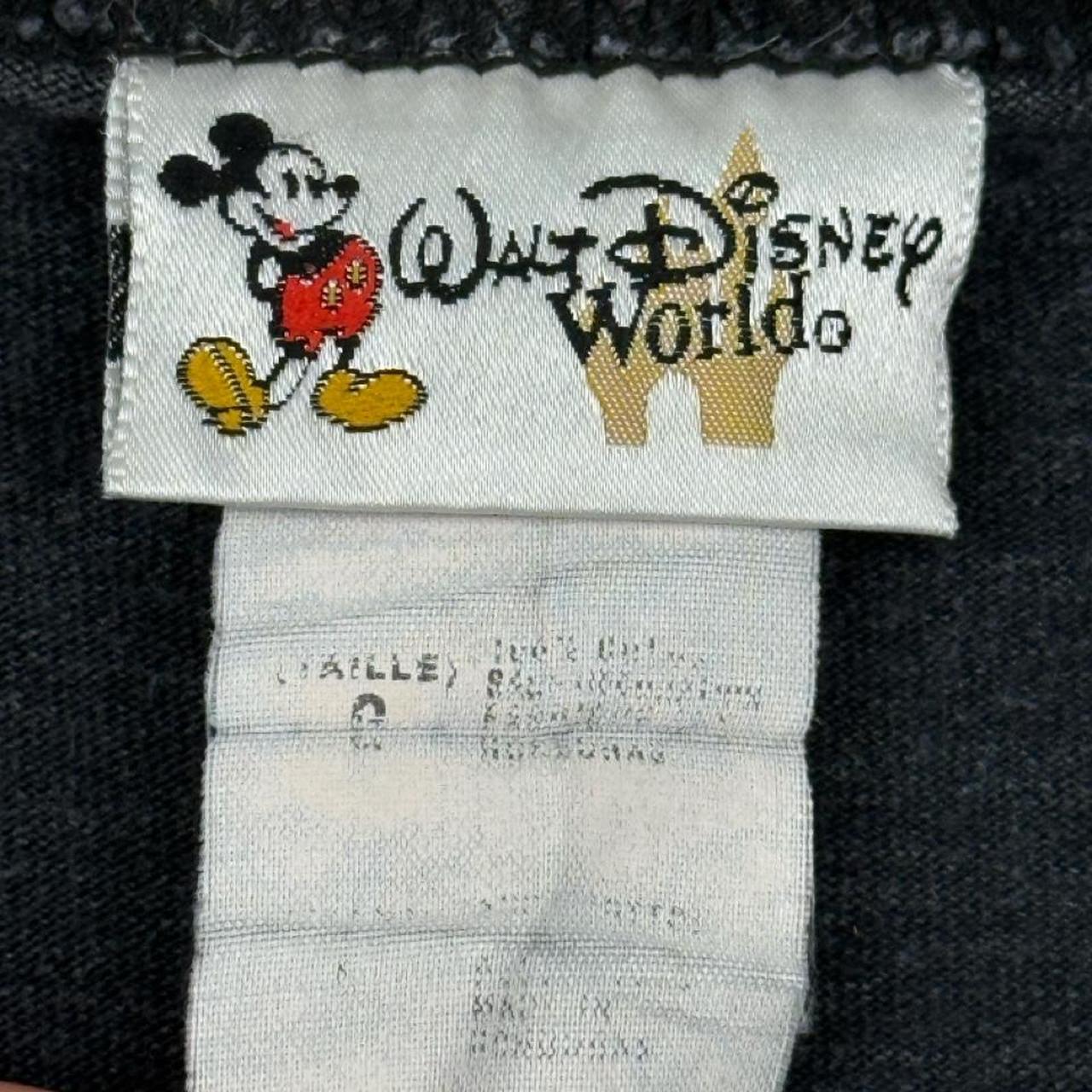 Vintage 2005 Mickey & Friends Disney World Black Vest Tank Top (L)