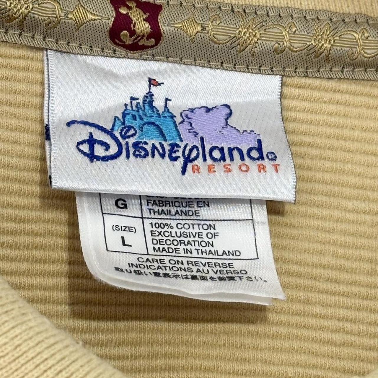Vintage Mickey Mouse Crest Disneyland Embroidered 00s Polo Shirt (L)