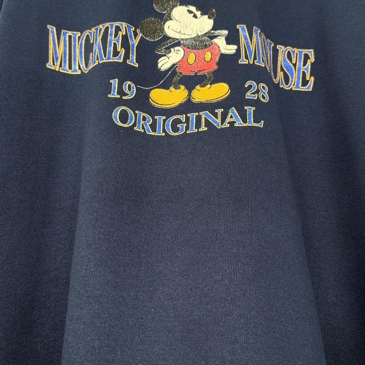 Vintage Mickey Mouse 90s Navy Sweatshirt (L)