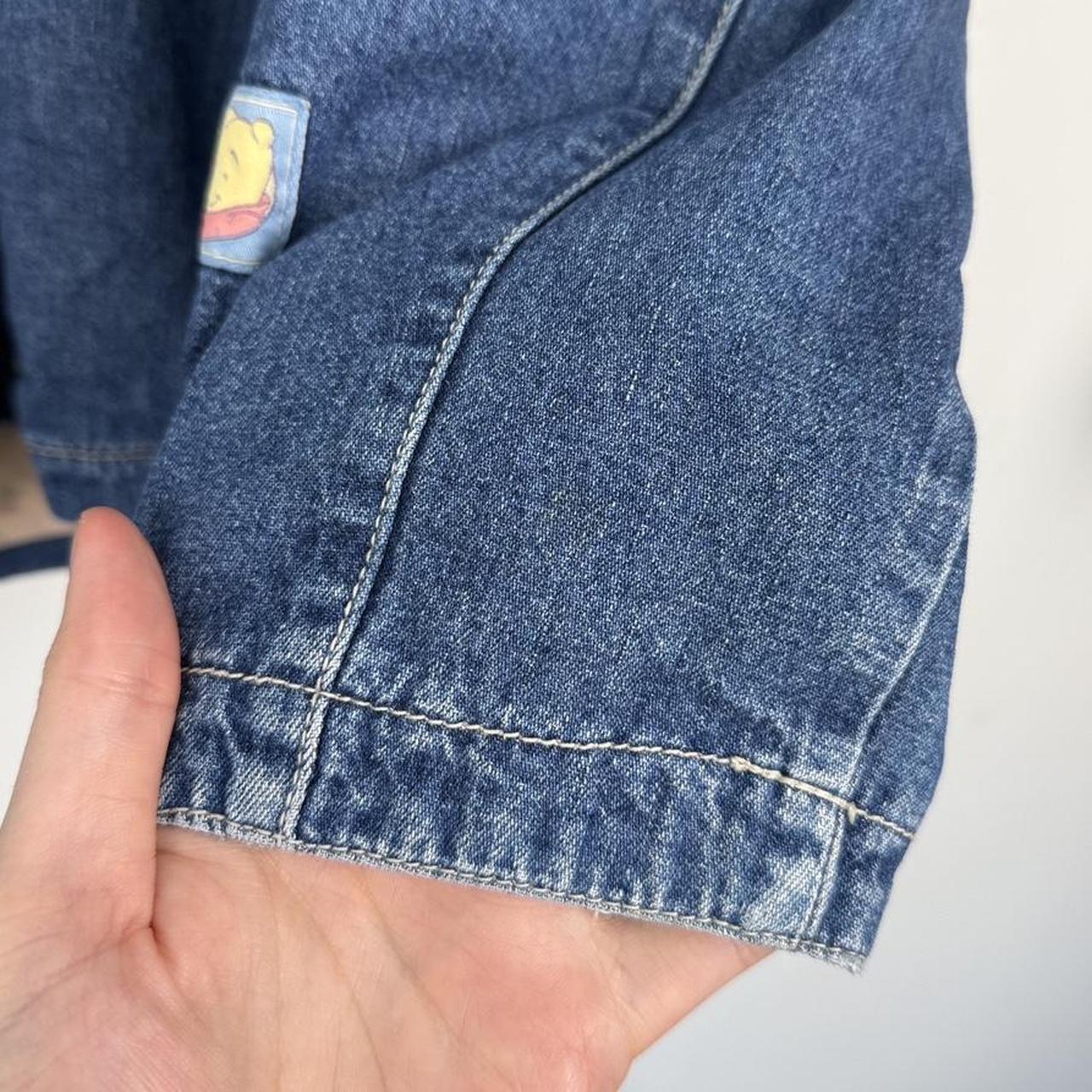Vintage Winnie the Pooh Flowers 00s Denim Jacket (L)