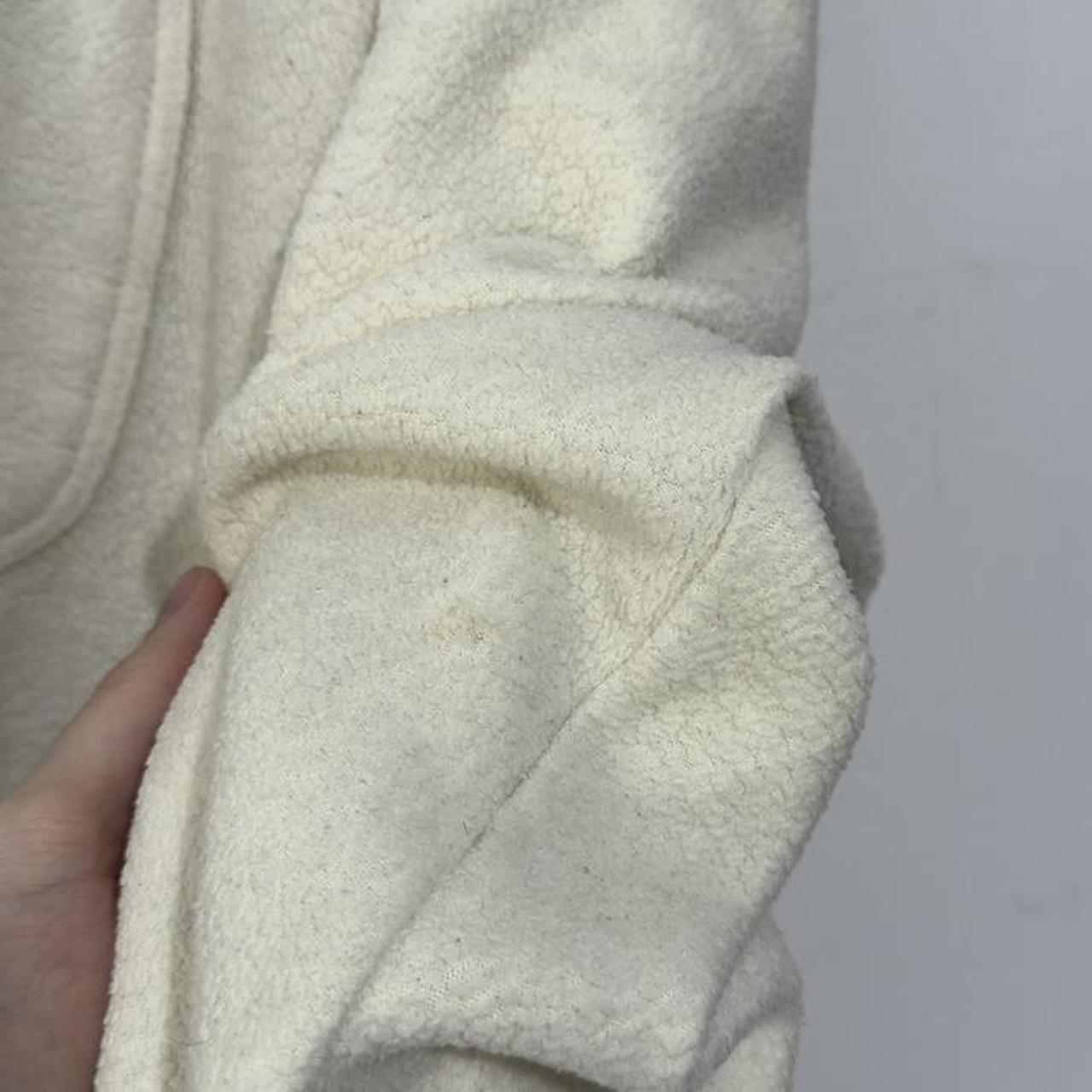 Vintage Mickey Mouse Cream Fleece 90s Quarter Zip (XL)