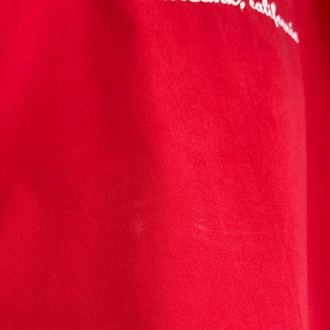 Vintage 00s Disney Studios Ink & Paint Dept. Red Button Up Short Sleeve Shirt (XXL)