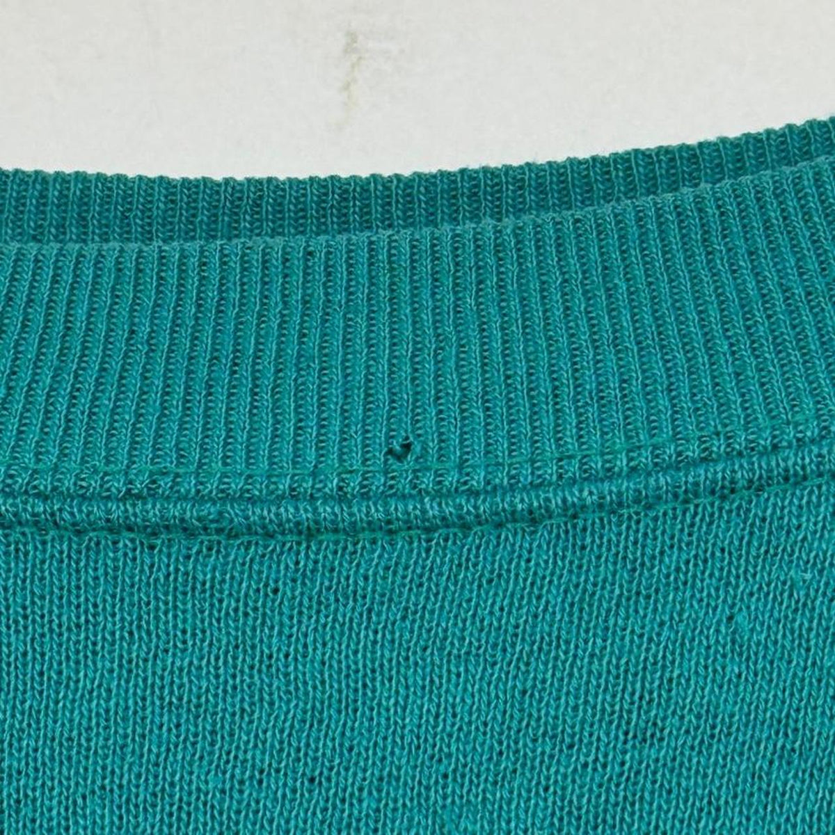 Vintage 90s Mickey Mouse Teal Sweatshirt (XL)