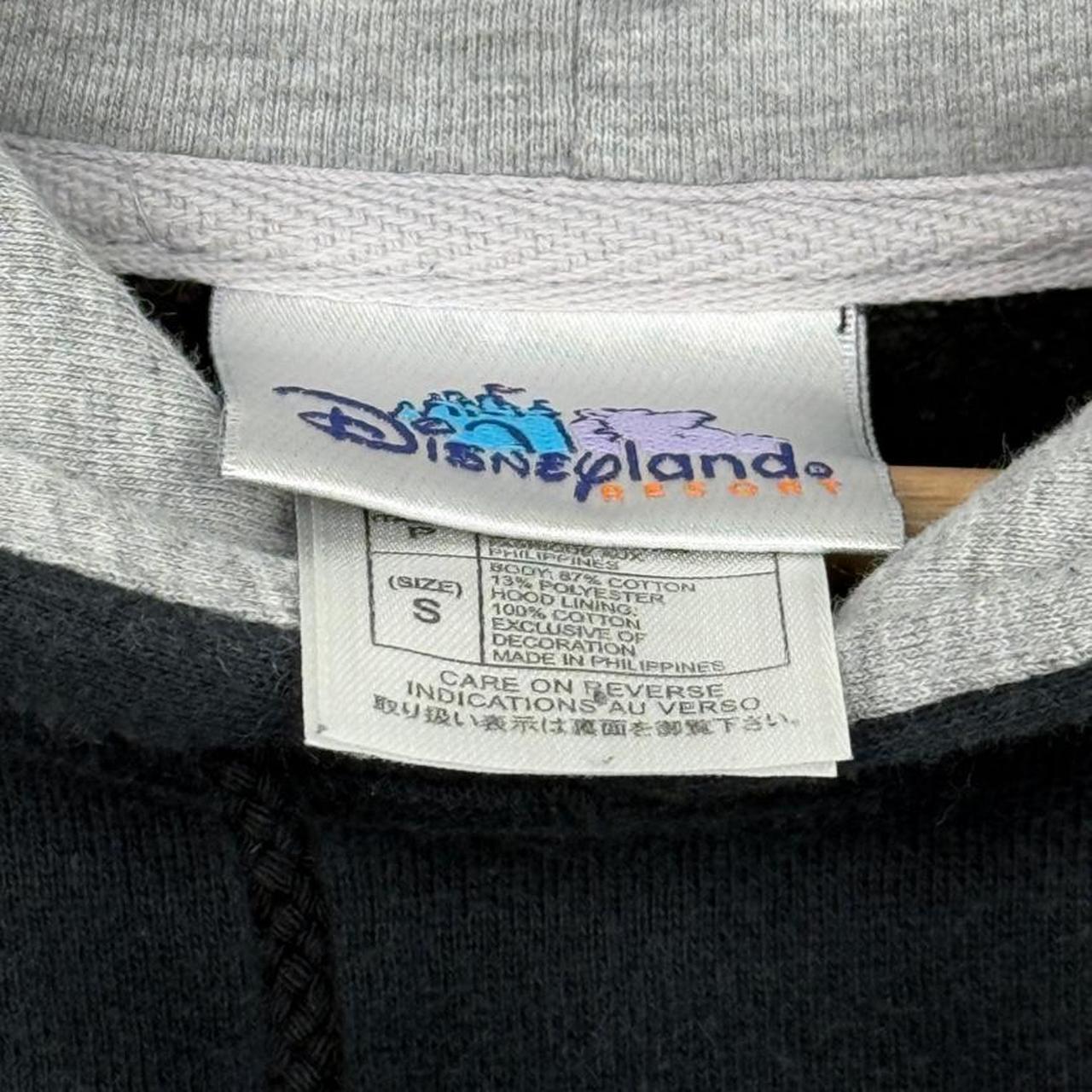 Vintage 00s Grumpy Disneyland Embroidered Black Hoodie (S)