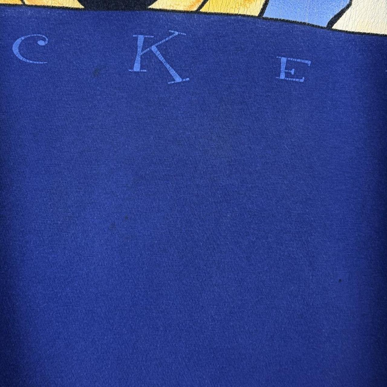 Vintage 90s Mickey Mouse Peek Blue T Shirt (L)