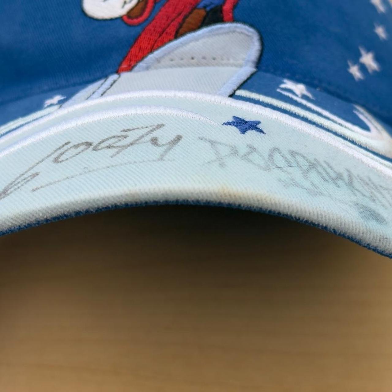 Vintage 00s Sorcerer Mickey Walt Disney World Autographed Blue Cap (Youth)