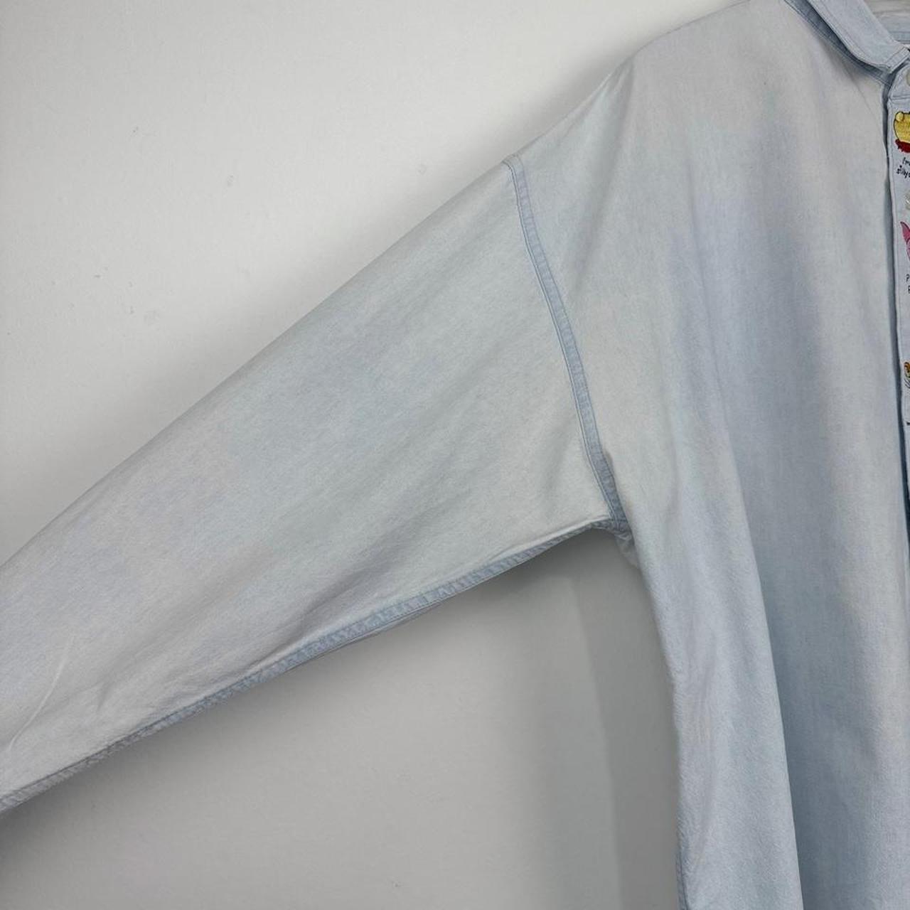 Vintage 90s Winnie The Pooh & Friends Embroidered Button Up Shirt (XXL)