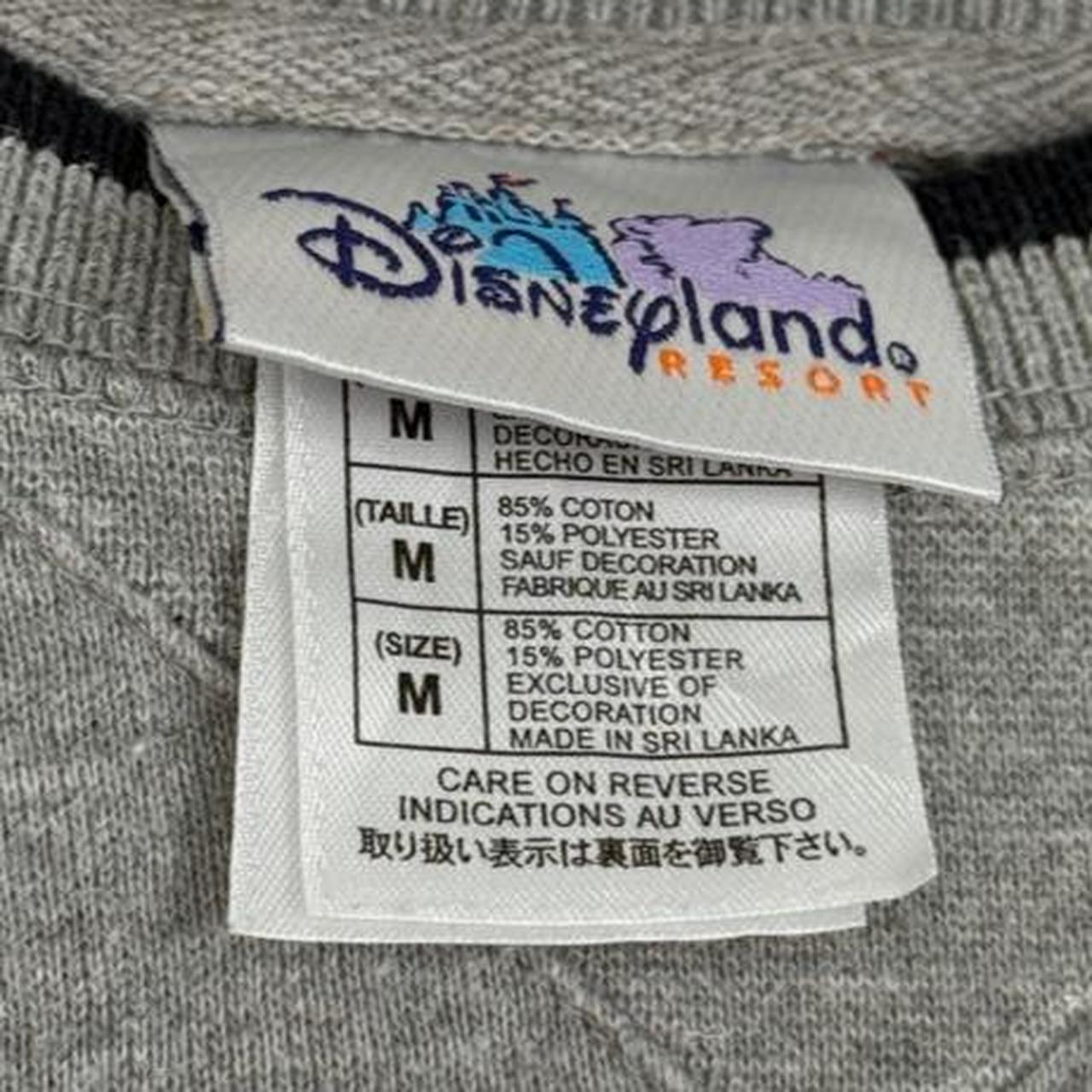 Vintage 00s Disneyland Tigger Spell Out Embroidered Grey Sweatshirt (M)
