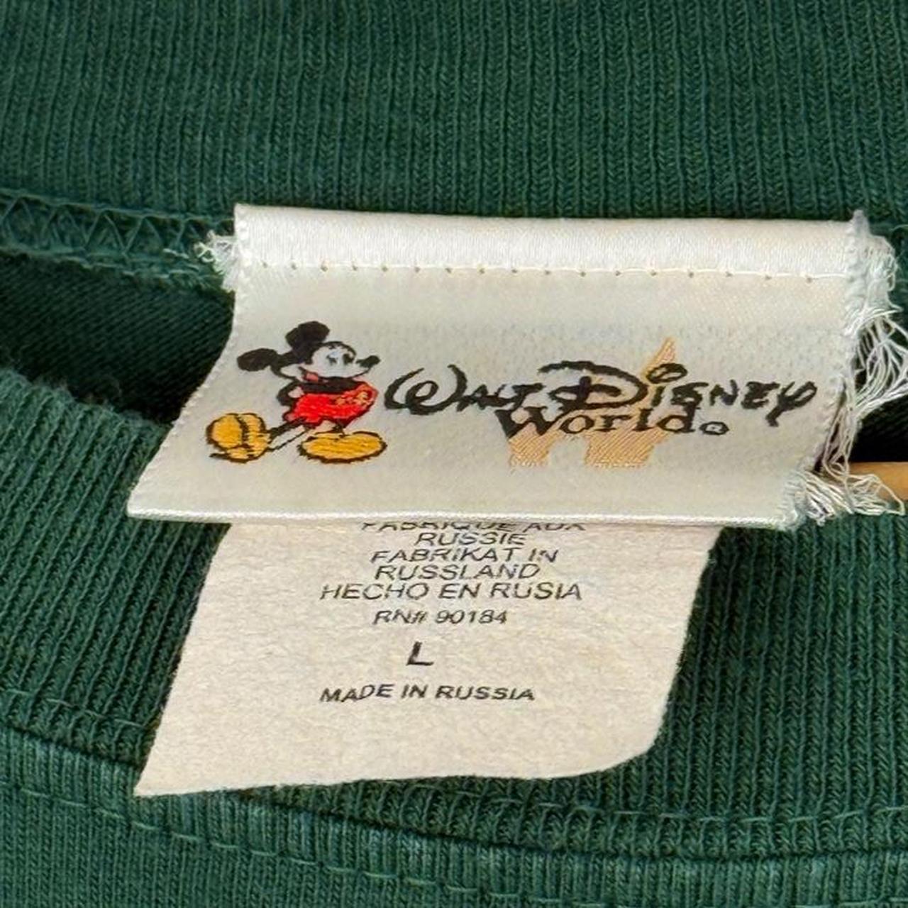 Vintage 00s Walt Disney World Emblems Green T Shirt (L)