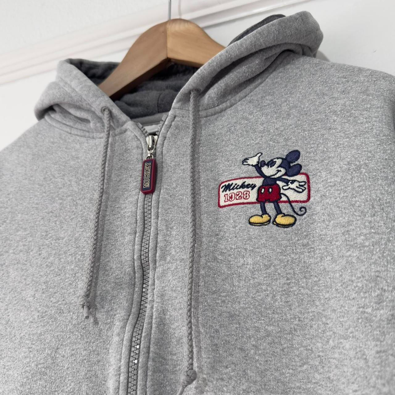 Vintage Mickey Mouse 00s Zip Up Hoodie (S)