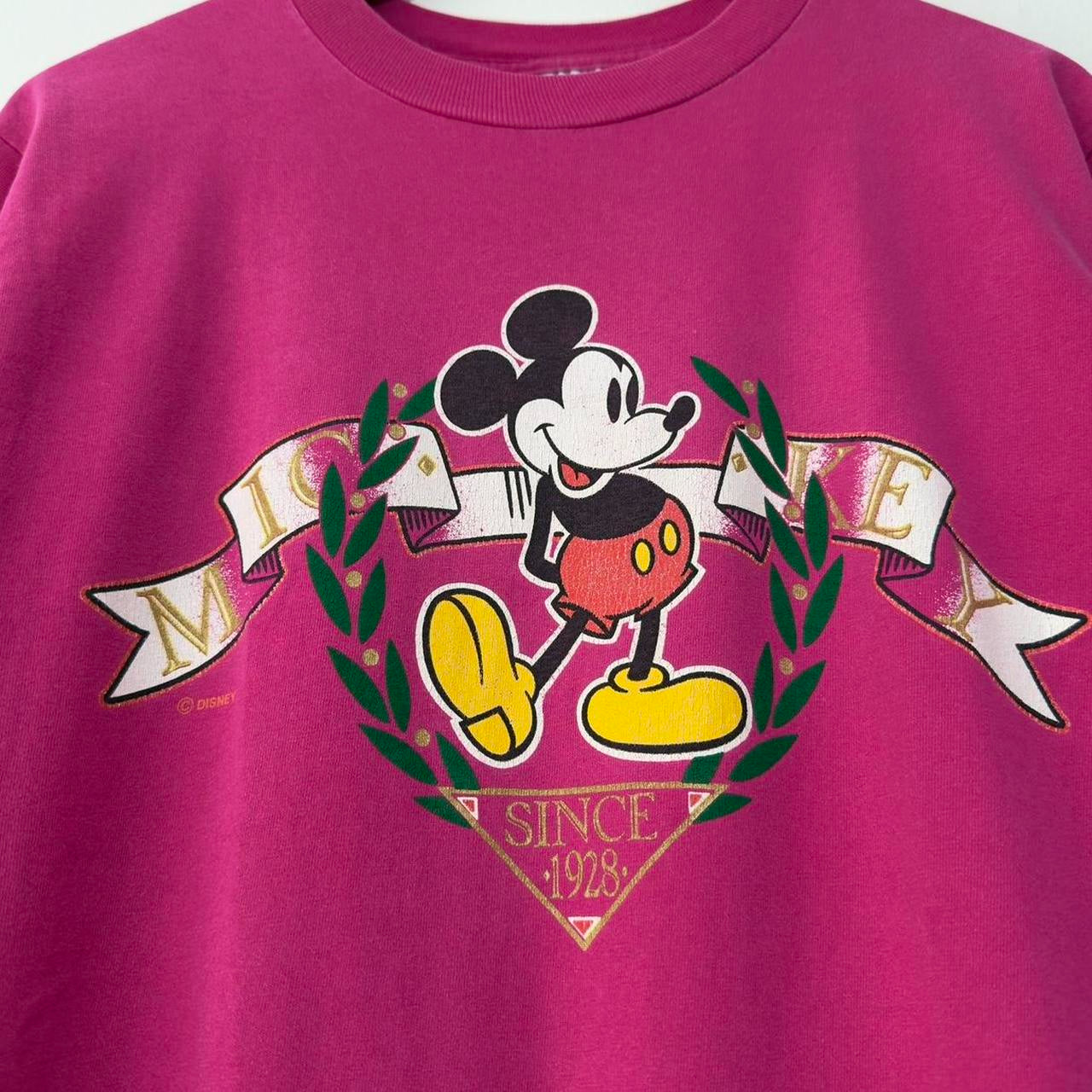 Vintage Mickey Banner 90s T Shirt (M)