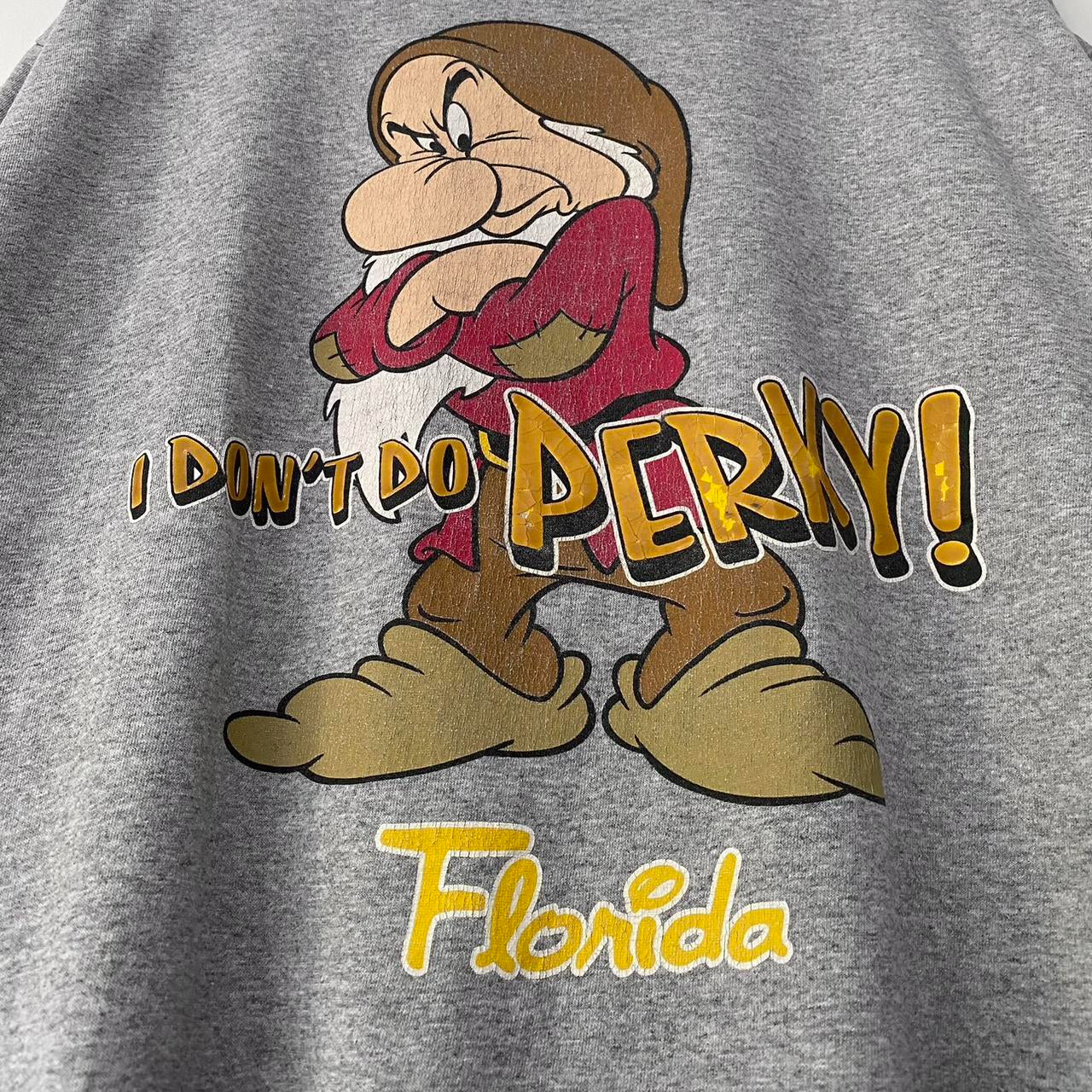 Grumpy I Don't Do Perky Florida 00s T Shirt (L)