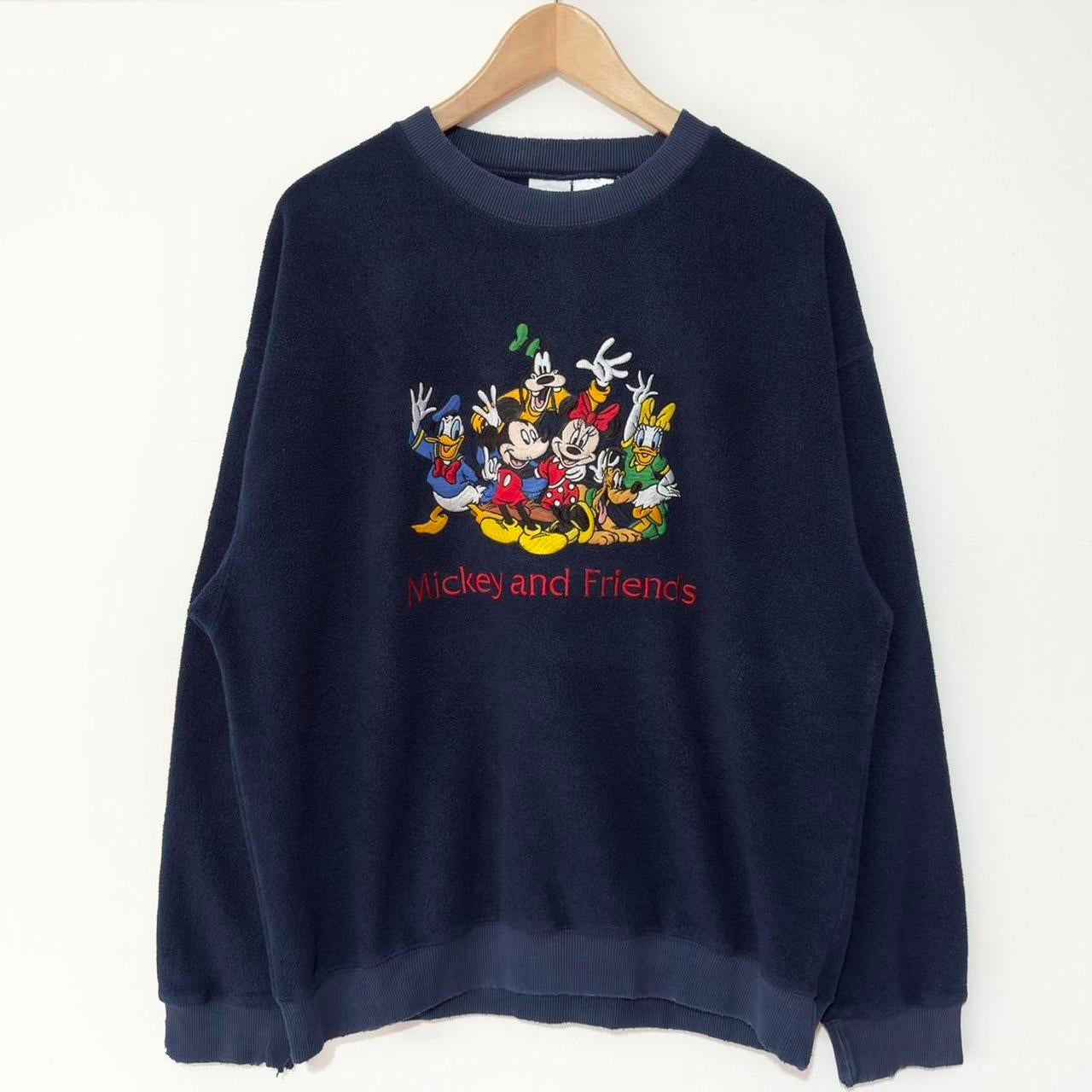Vintage Mickey & Friends 90s Fleece Sweatshirt (M)