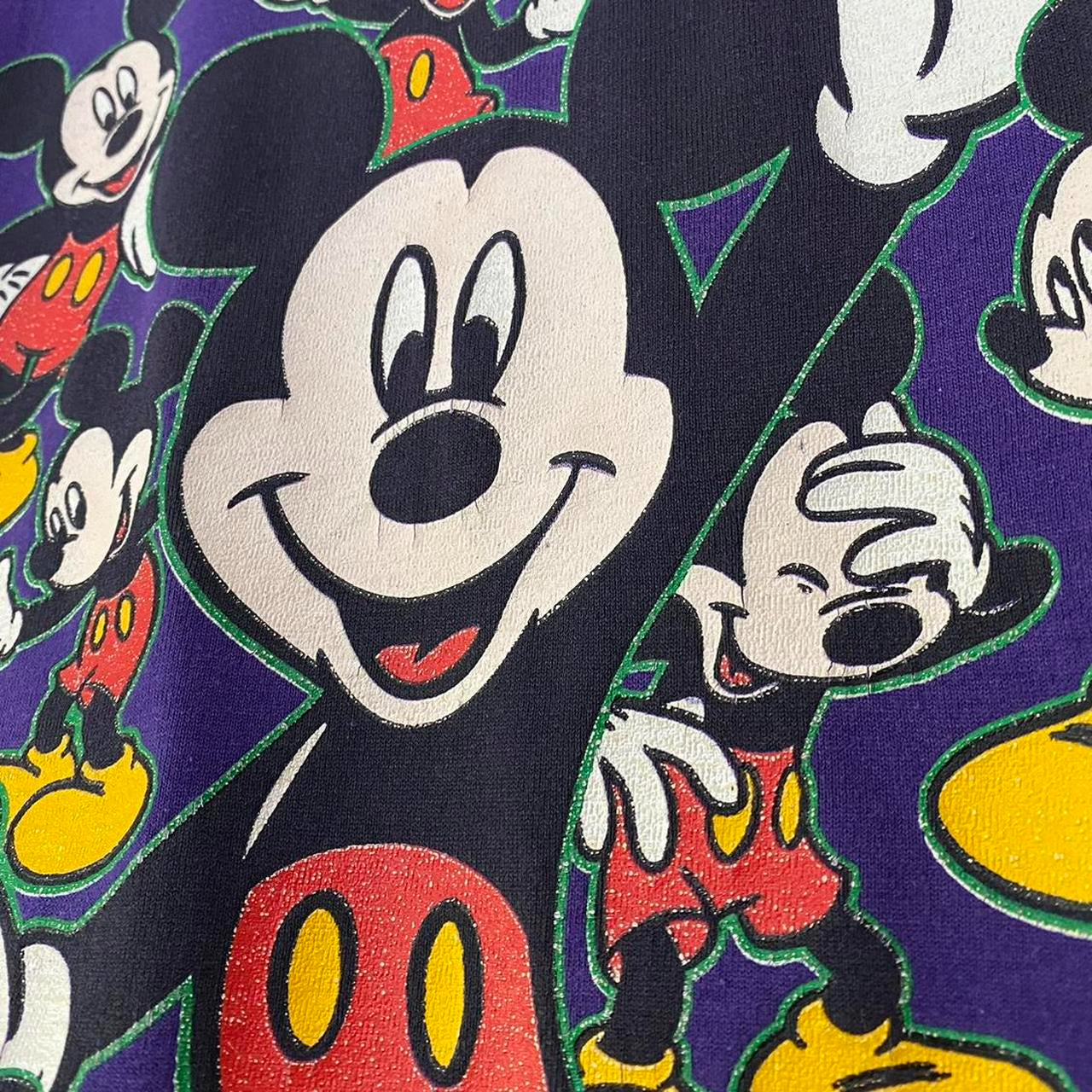 Vintage Mickey Purple 90s T Shirt (L)