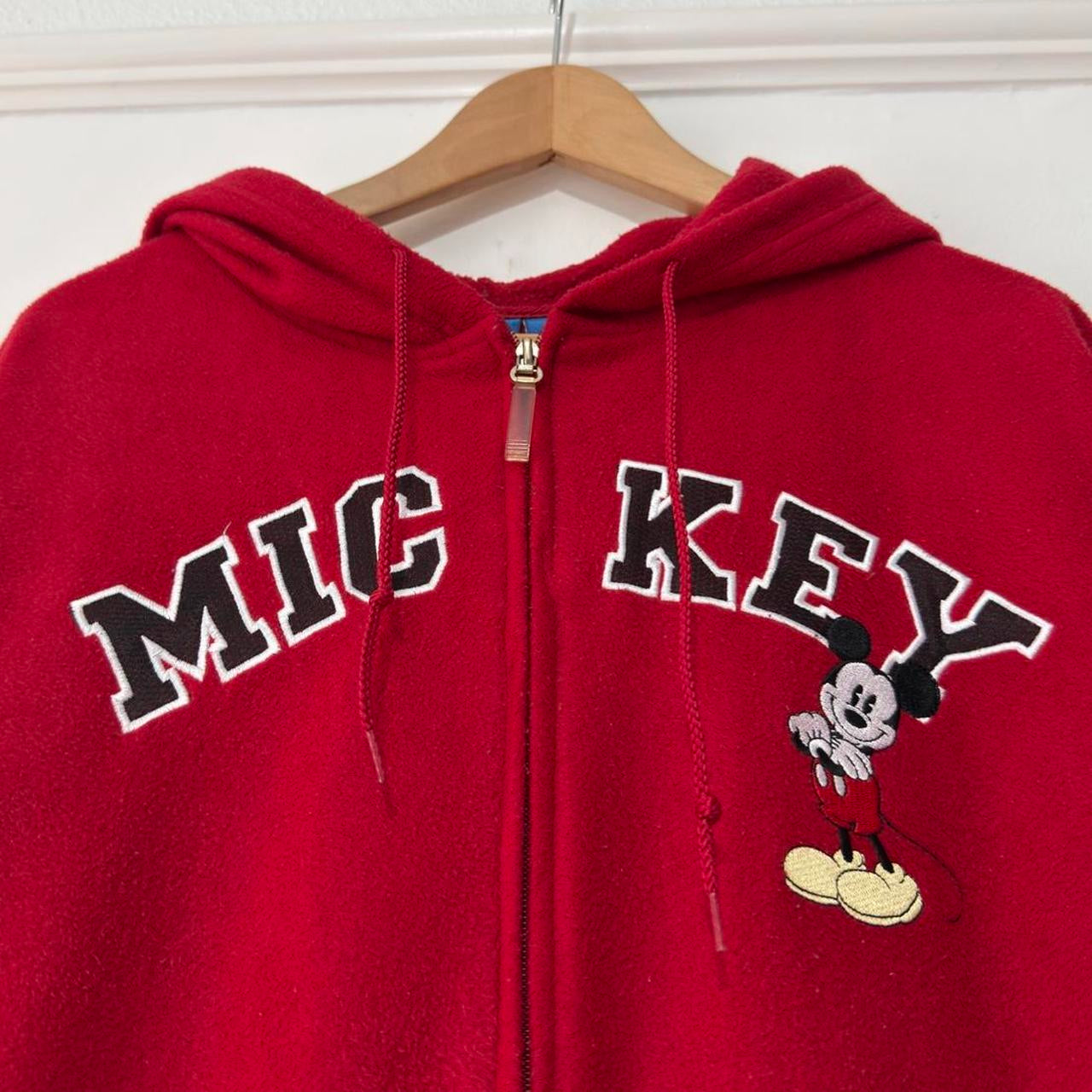 Mickey Mouse Spell Out 00s Fleece (Woman's L/XL)