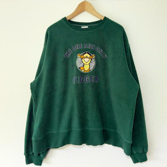 Vintage Tigger The Only and Only 00s Fleece Sweatshirt (XL)