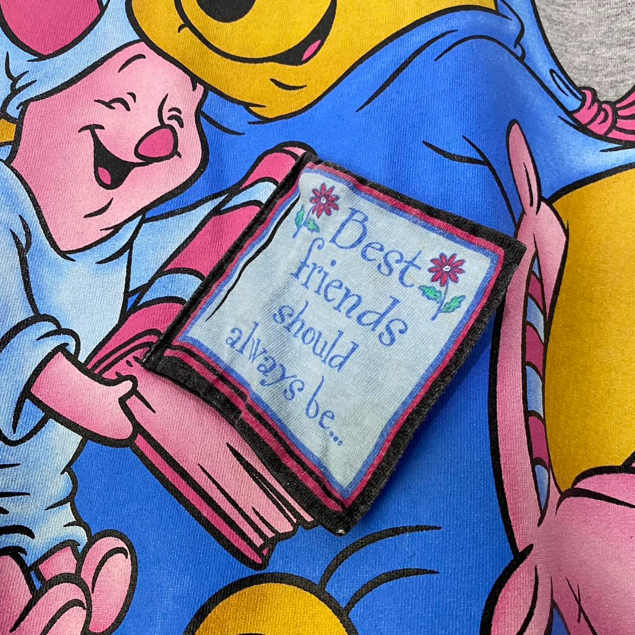 Vintage Pooh & Piglets Best Friends Sleepwear 2000 T Shirt (XXL)