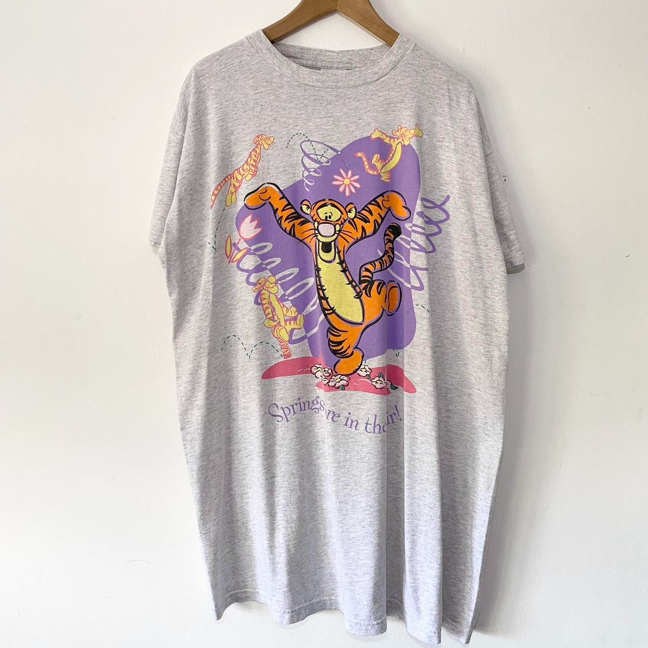 Vintage Tigger Springs Are In The Air! 90s T Shirt (XXL)