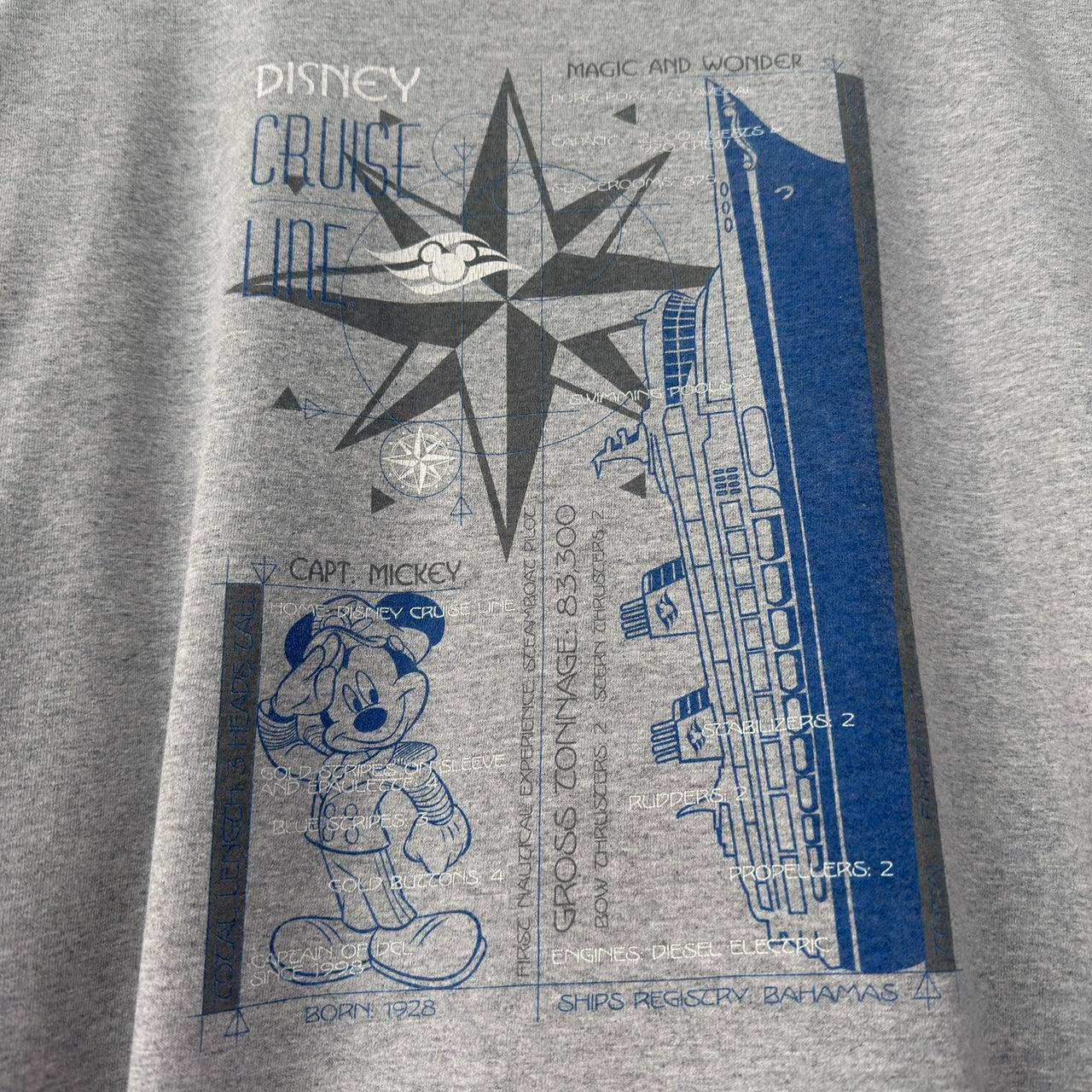 Vintage Disney Cruise Line Compass 00s T Shirt (XXL)