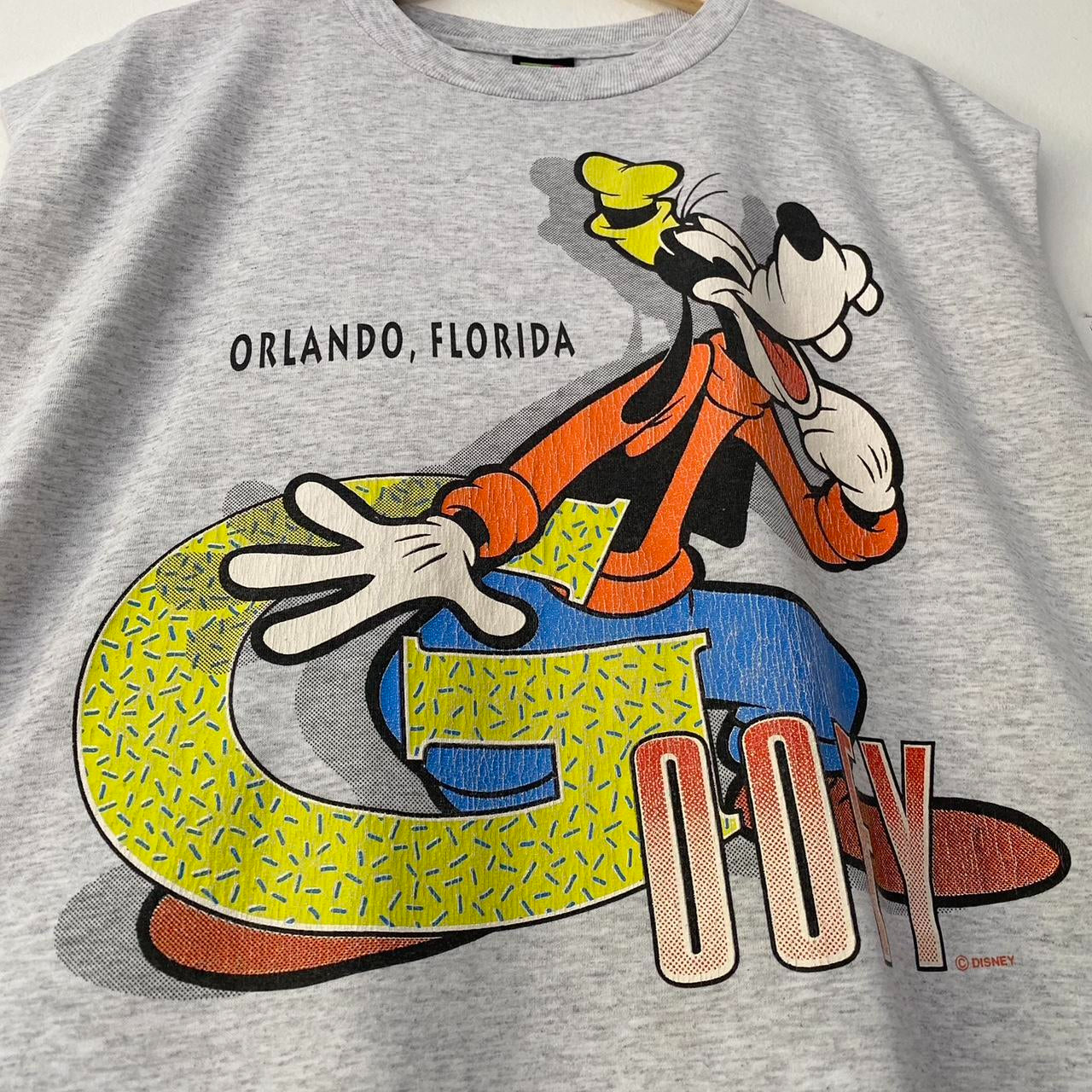 Vintage Goofy Orlando Florida 90s Sleeveless T Shirt (XL)